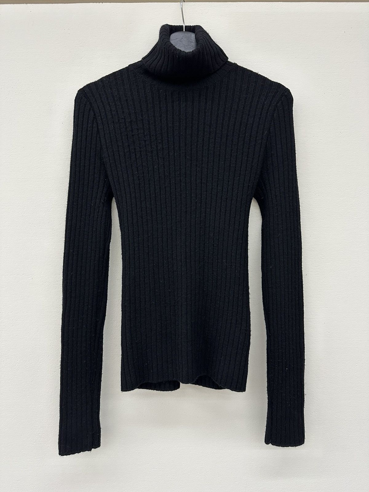 Givenchy × Riccardo Tisci Iconic AW2009 Black bondage turtleneck 