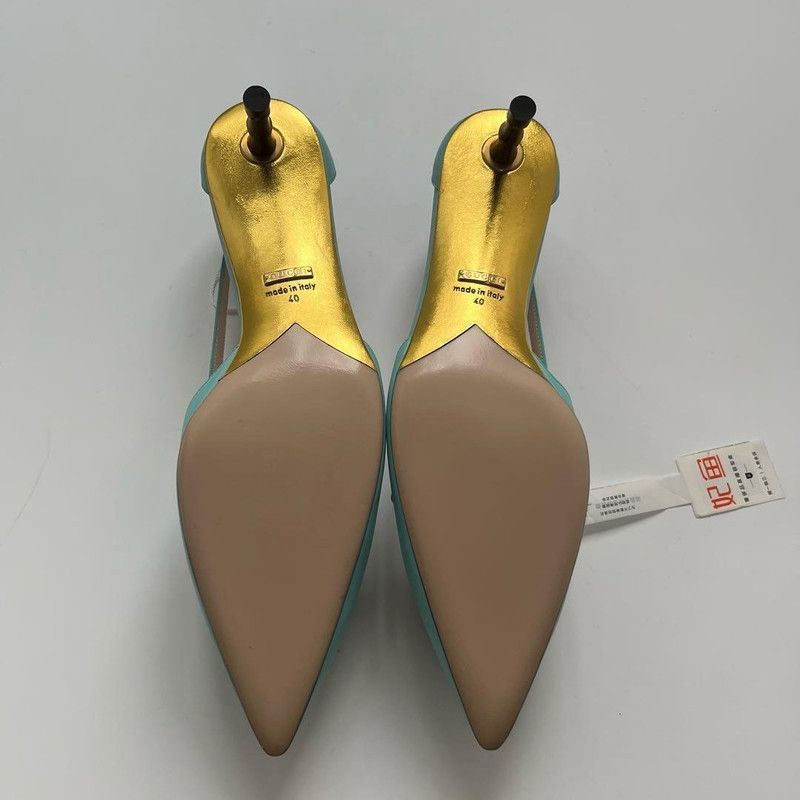 Gucci Gucci Cherry High Heels in Blue - Size US 9.5 / EU 42-43 - 3 Thumbnail