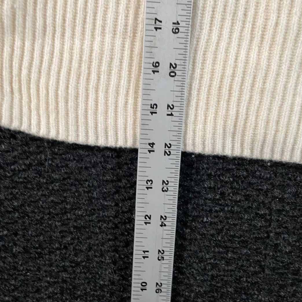 Madewell Madewell Cream Ribbed Knit Square Neckline Sweater Women M Size M / US 6-8 / IT 42-44 - 5 Thumbnail