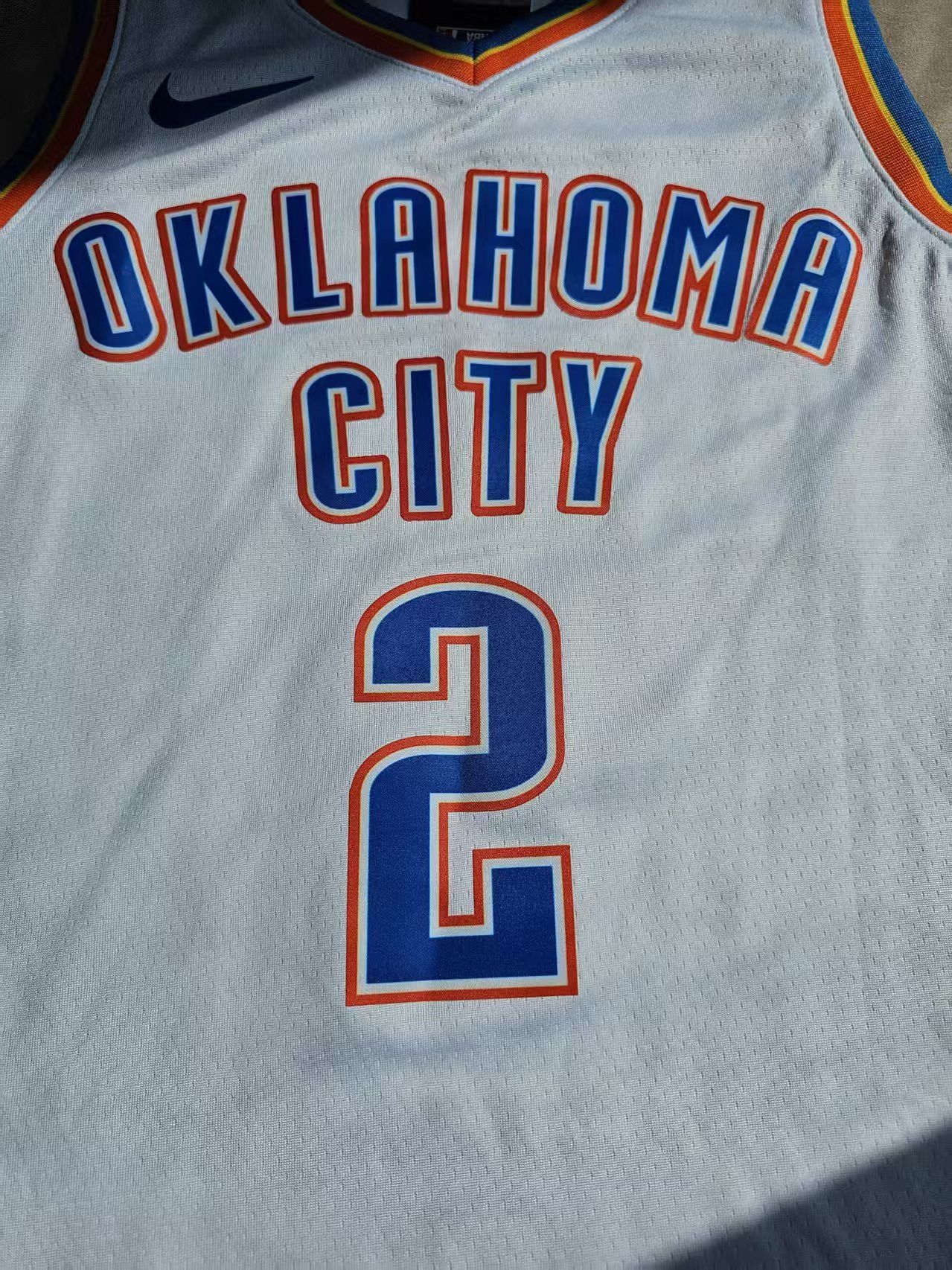 NBA Thunder #2 Shai Gilgeous-Alexander Jersey Size US XL / EU 56 / 4 - 4 Thumbnail