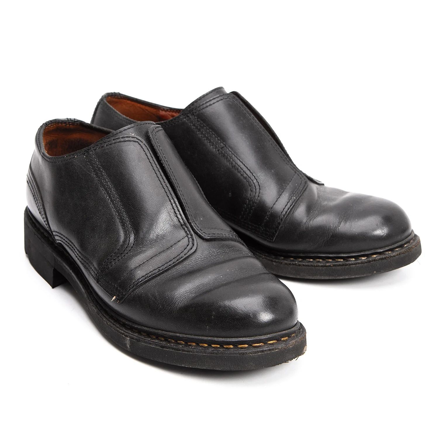 Issey Miyake Leather Slip-On Shoes in Black Size 27 Size US 9 / EU 42 - 1 Thumbnail