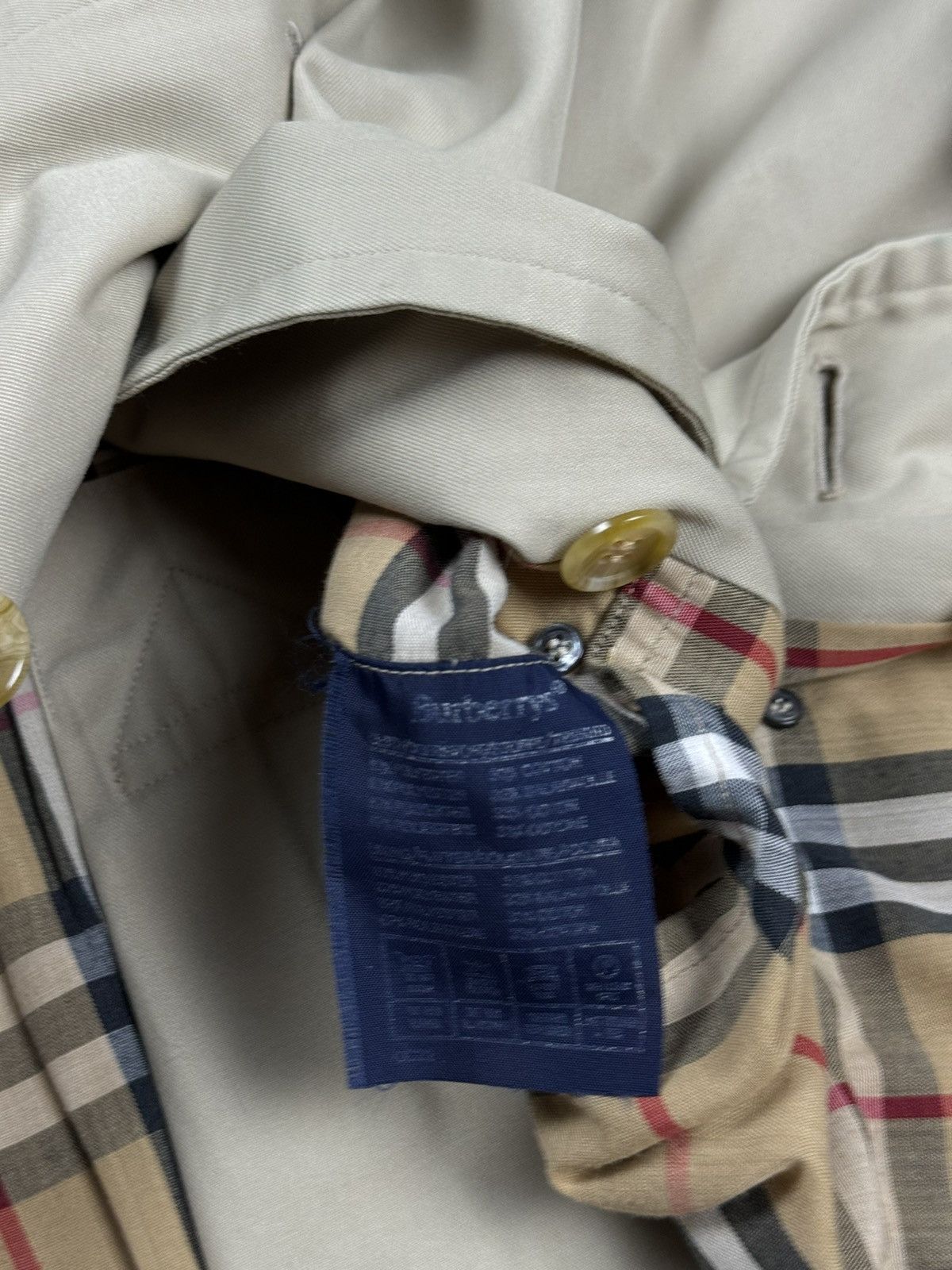 Burberry × Vintage Vintage trench coat Burberry original luxury streetwear item Size L / US 10 / IT 46 - 5 Thumbnail
