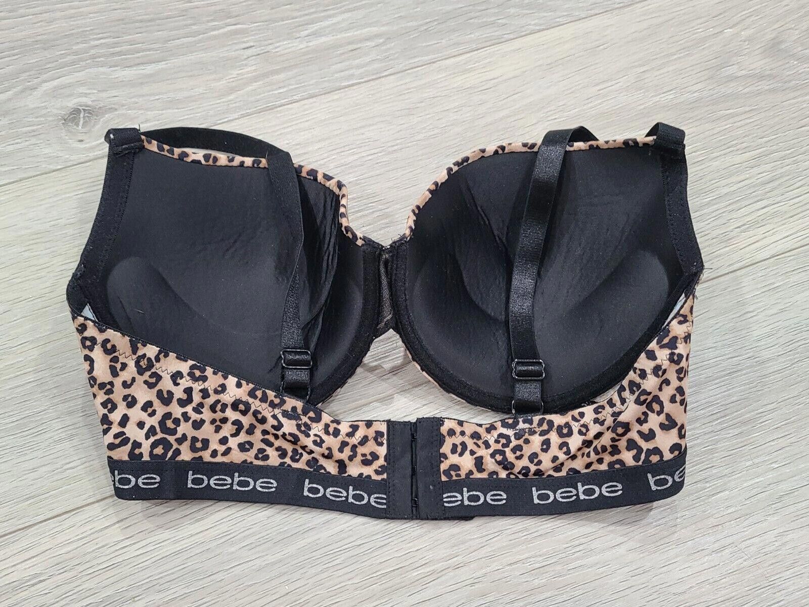 United Colors Of Benetton Bebe Bra Size 38D Leopard Print Logo Size ONE SIZE - 2 Thumbnail