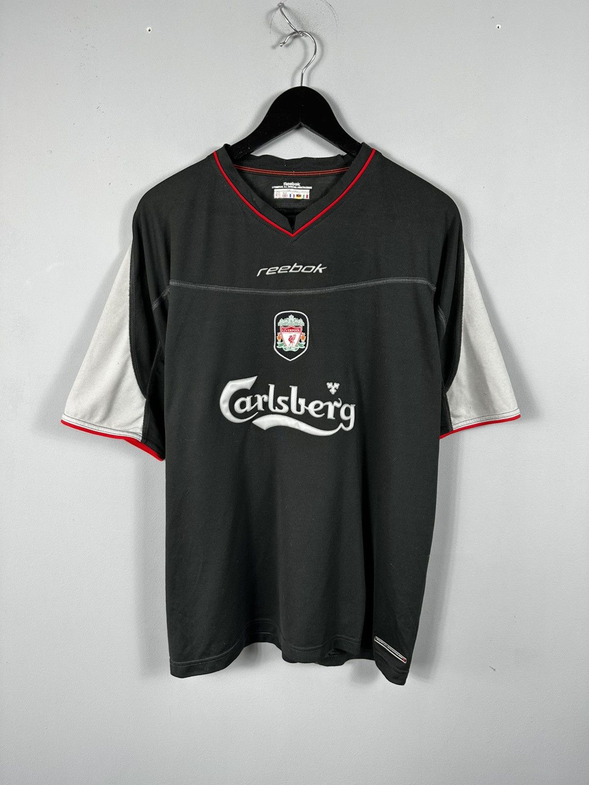 Reebok Liverpool 2002 2003 away football shirt jersey Reebok XL Size US XL / EU 56 / 4 - 1 Thumbnail