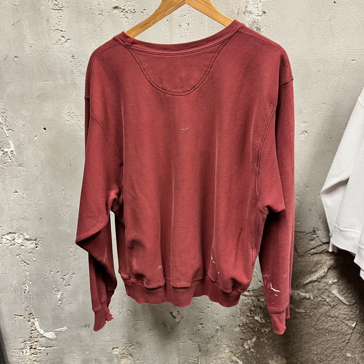 Champion Champion Vintage Y2K Red Reverse Weave Thrashed Crewneck M Size US M / EU 48-50 / 2 - 4 Thumbnail