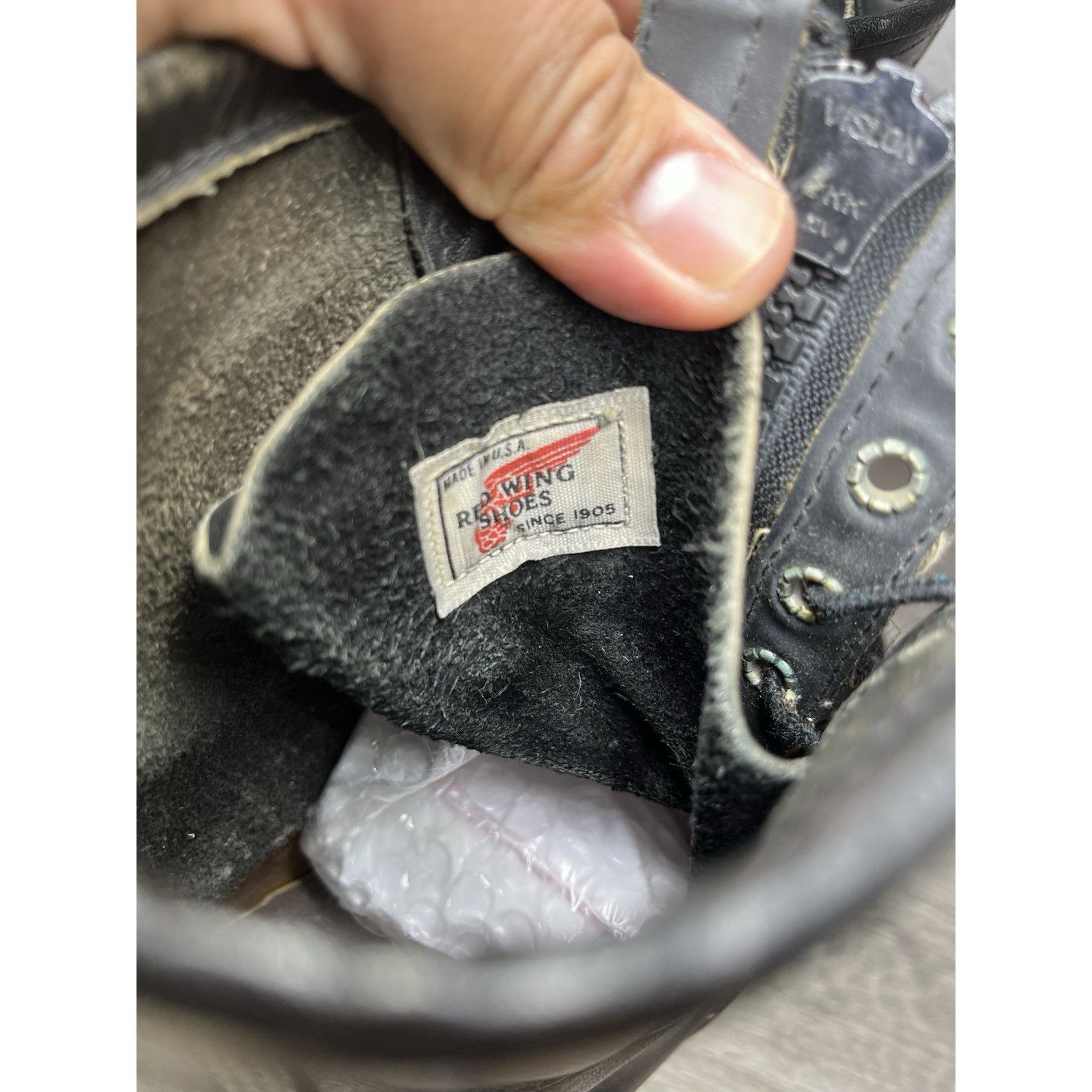 Red Wing RED WING 4473 Vintage USA BLACK LEATHER ENGINEER MILITARY BO Size US 8 / EU 41 - 5 Thumbnail