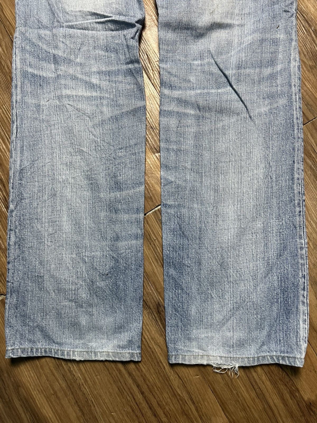 If Six Was Nine B.W.Luxe Japanese Distressed Jeans Light Wash (43) Size 30" / US 8 / IT 44 - 15 Thumbnail