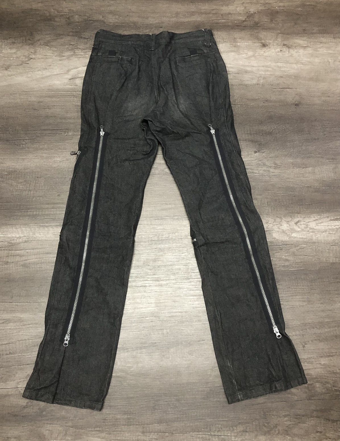 If Six Was Nine × Japanese Brand × Le Grande Bleu (L.G.B.) Vintage Setting Ons Pants Bondage Zipper Design Size US 29 - 5 Thumbnail