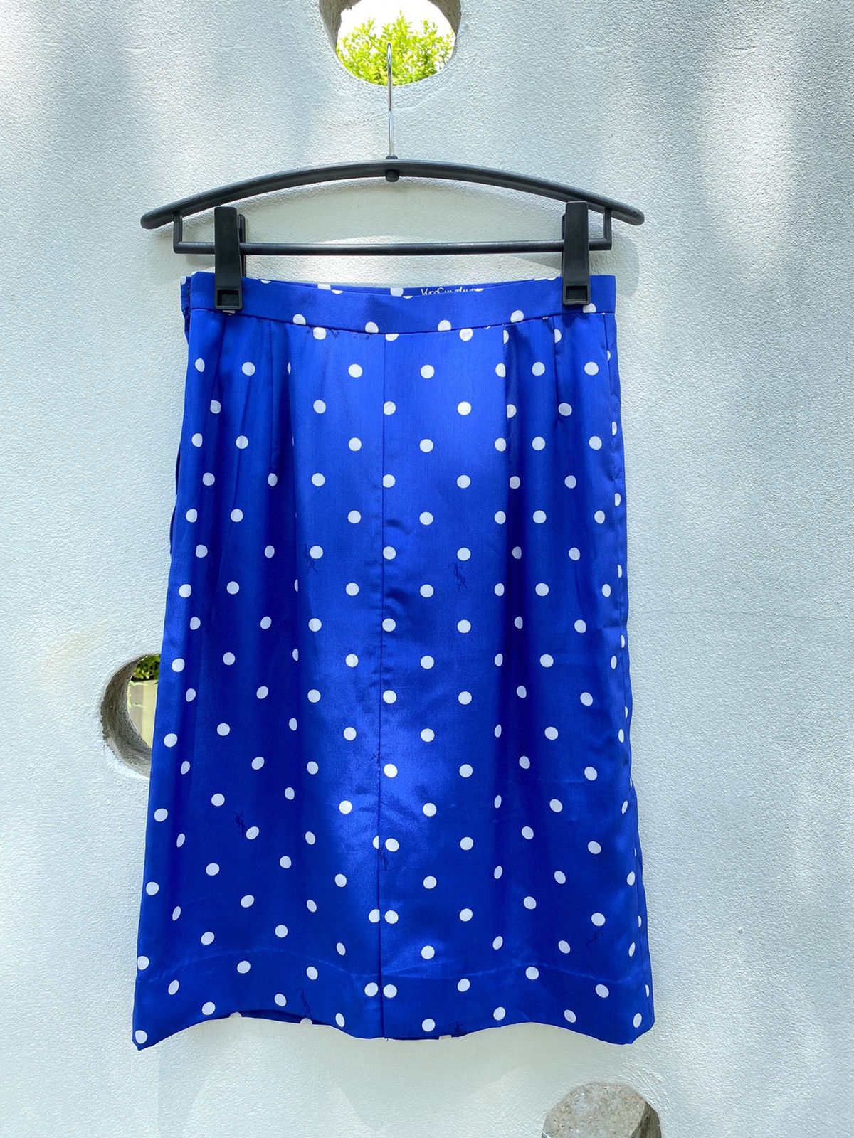 Yves Saint Laurent YSL vintage polka dot skirt
