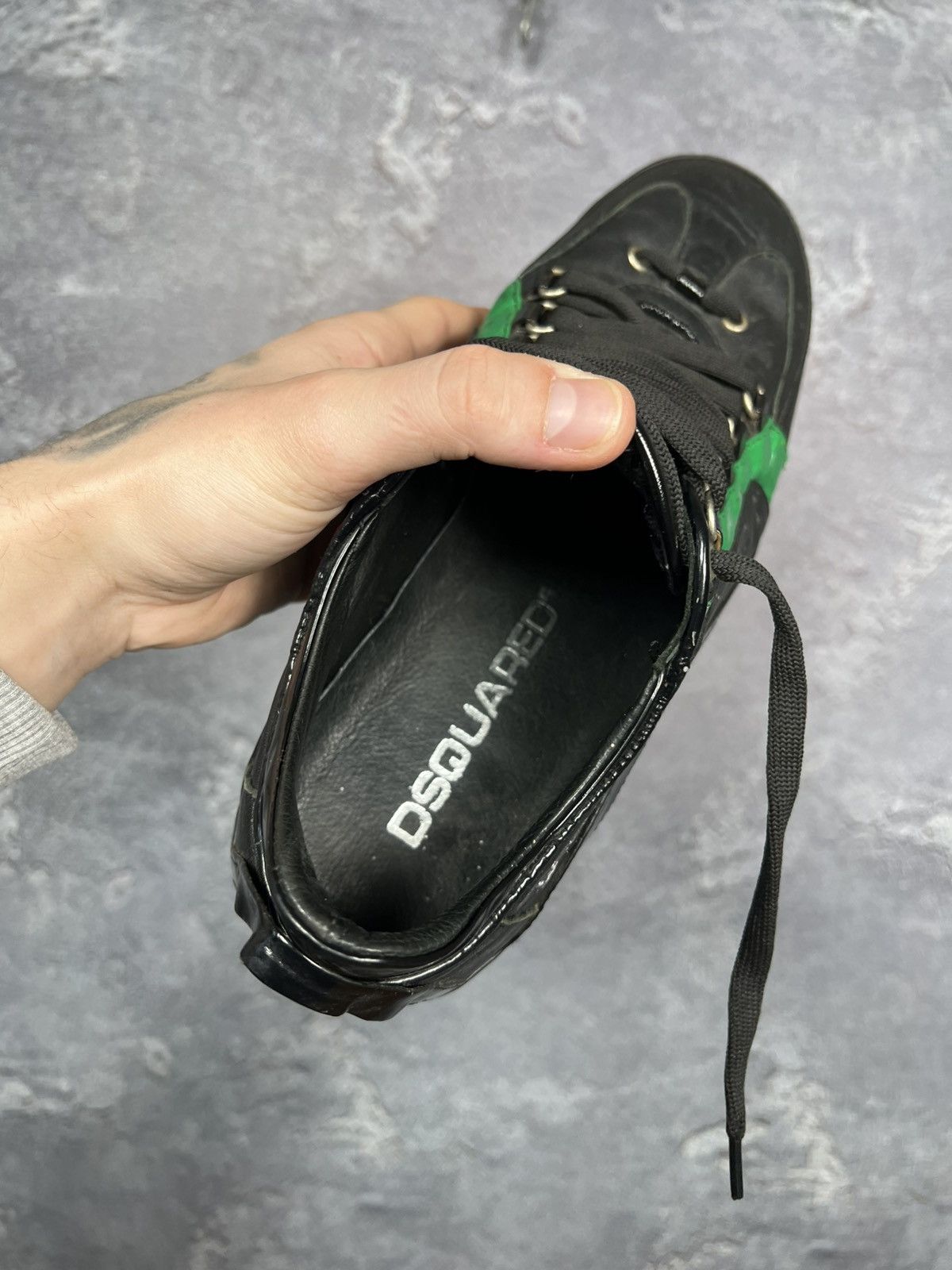 Dsquared2 Hype Dsquared2 Kick It Leather Y2k Low Top Sneakers Size US 11 / EU 44 - 14 Thumbnail