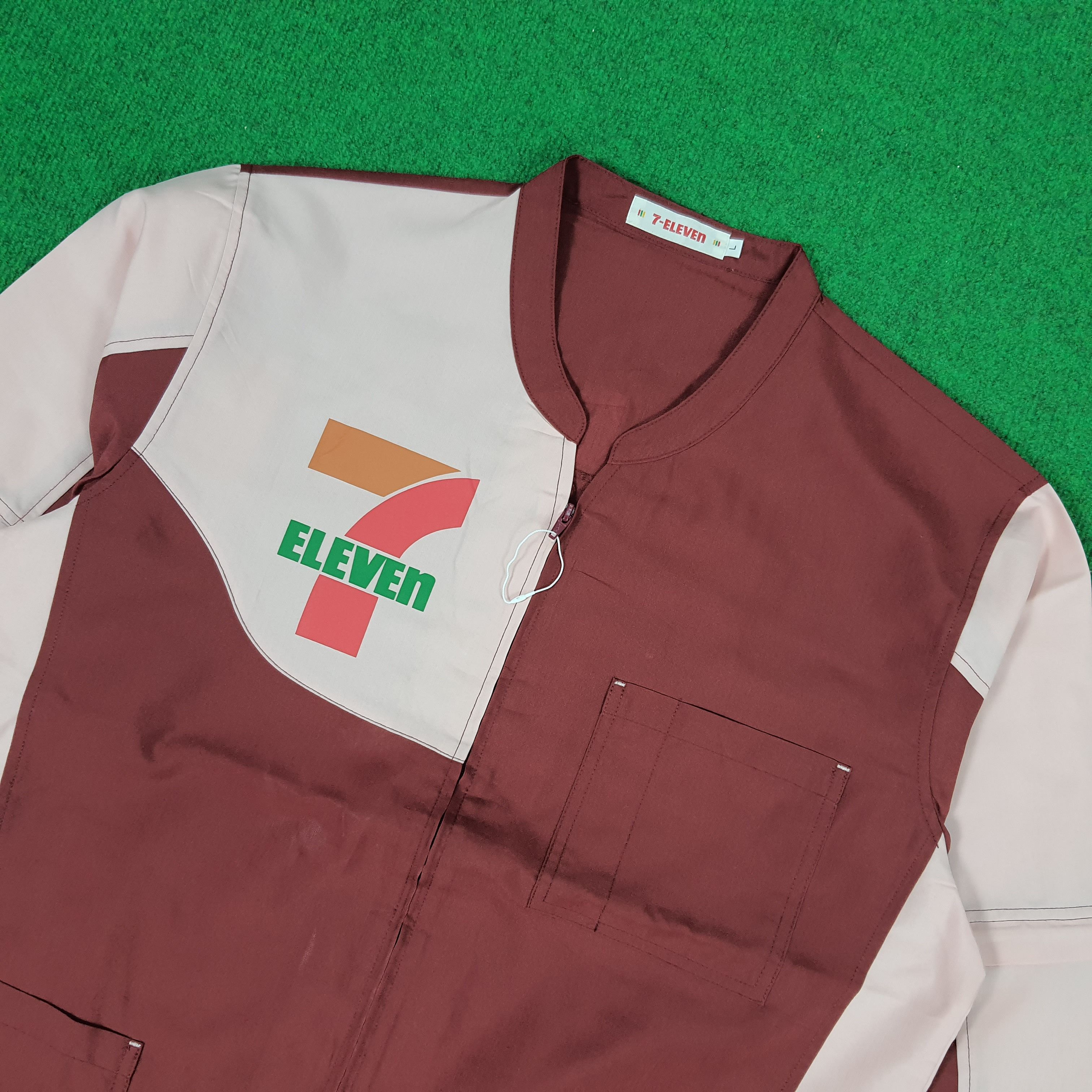 Japanese Brand × Vintage Vintage 7 Eleven Japanese Brand Staff Uniform Size US L / EU 52-54 / 3 - 2 Thumbnail
