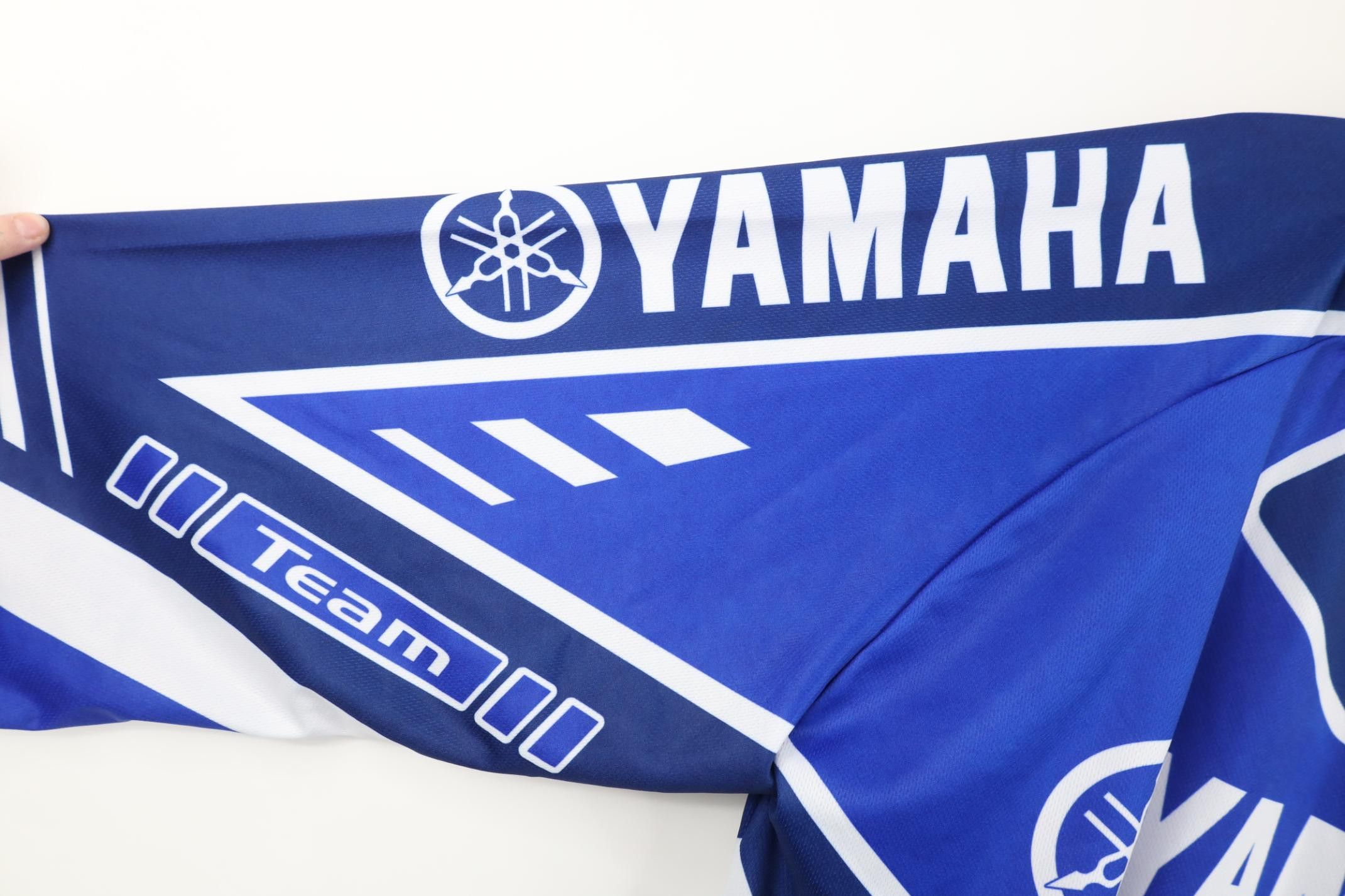 Yamaha Vintage 90s Y2K Yamaha Racing Long Sleeve Jersey T-Shirt Size US XL / EU 56 / 4 - 5 Thumbnail