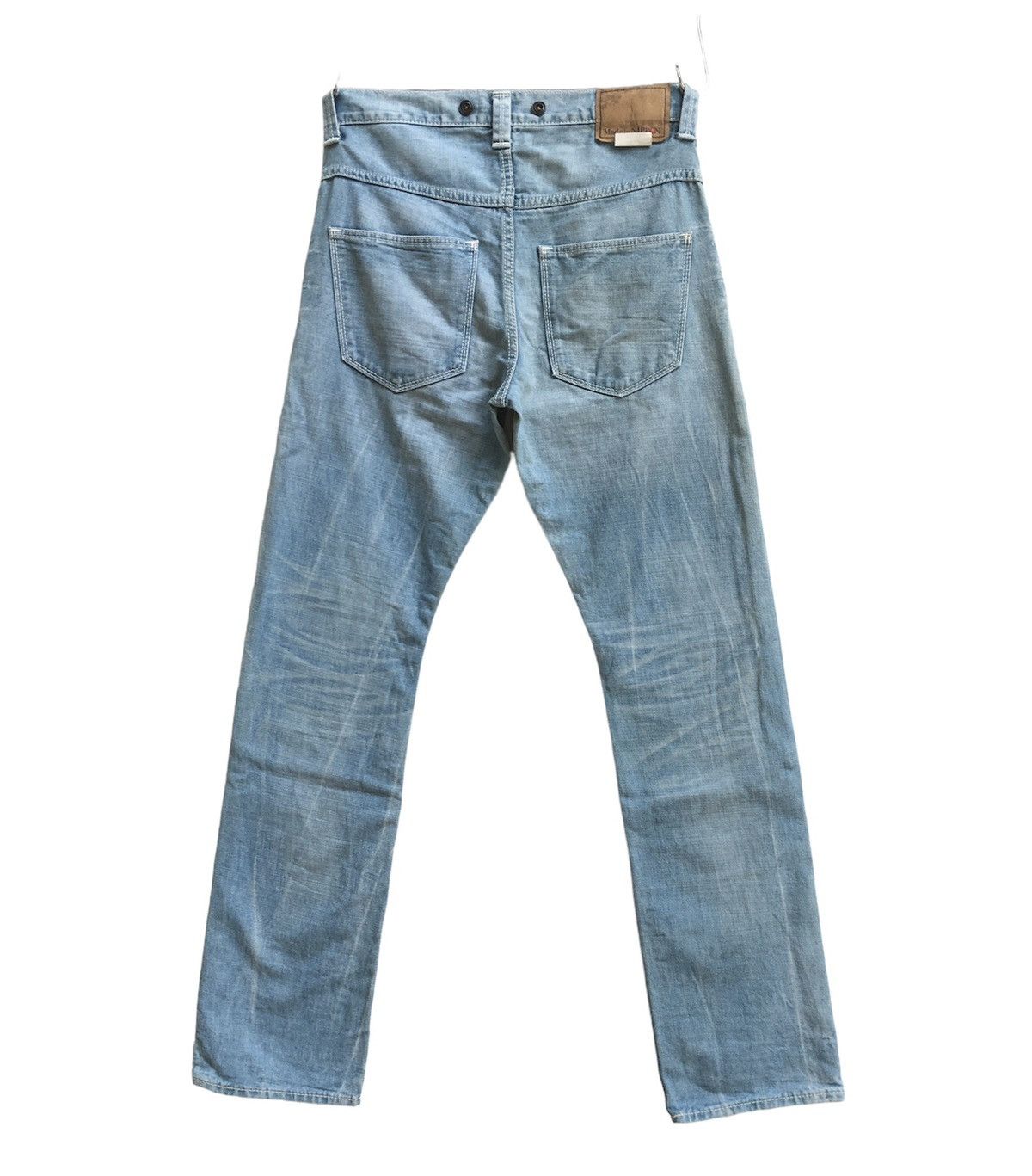 Japanese Brand × Vintage Vintage Back Number Paint Splash Jeans Size US 31 - 2 Thumbnail