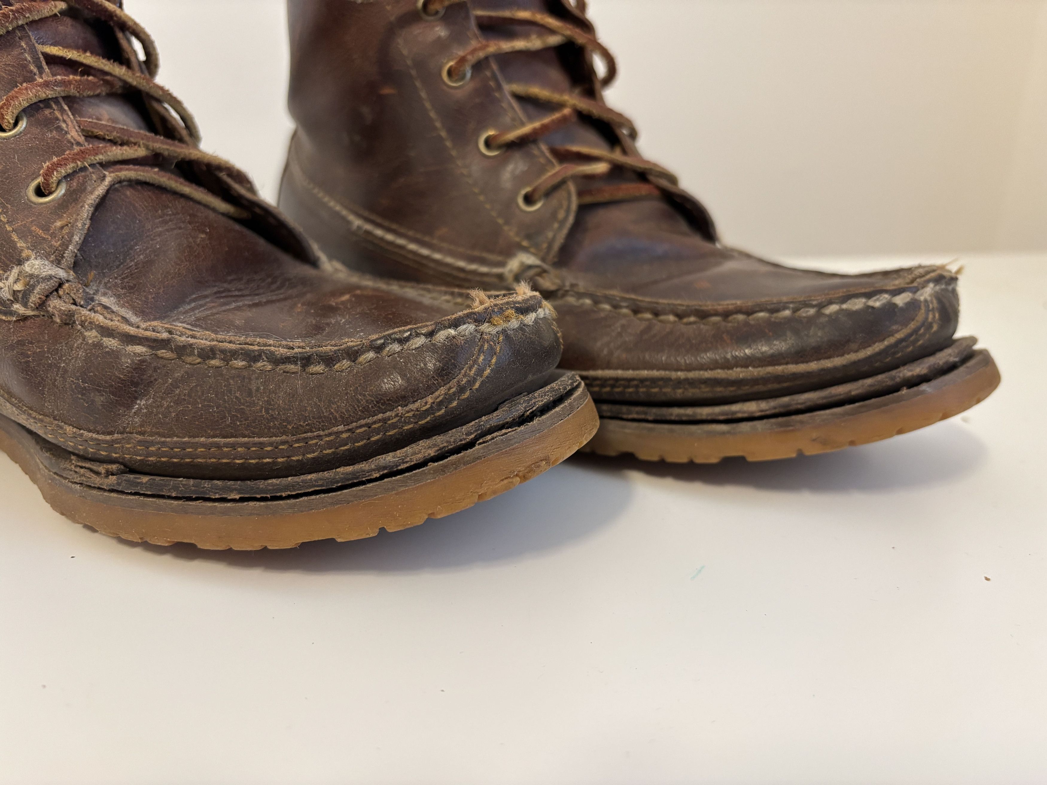 J.Crew × Red Wing Red Wing for J Crew 4592 Moc Toe Boot 9.5E Size US 9.5 / EU 42-43 - 8 Thumbnail