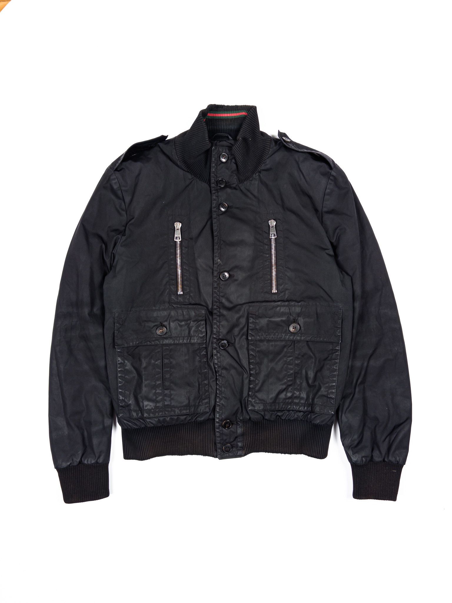 AW2009 Gucci Madonna Nylon Black Light Jacket