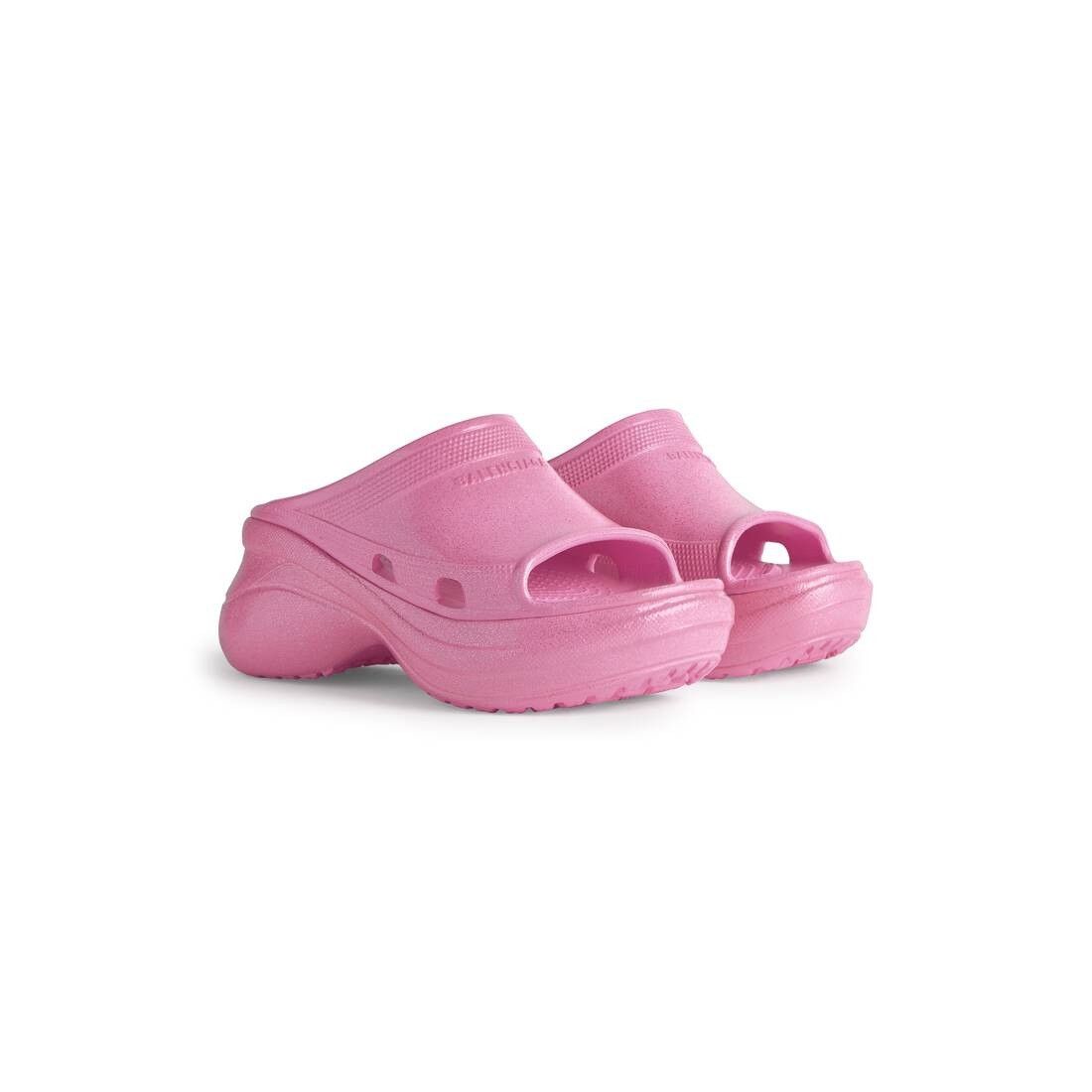 Balenciaga o1la1rc1a0825 Pool Crocs™ Slide Sandals in Pink Size US 7 / IT 37 - 2 Thumbnail