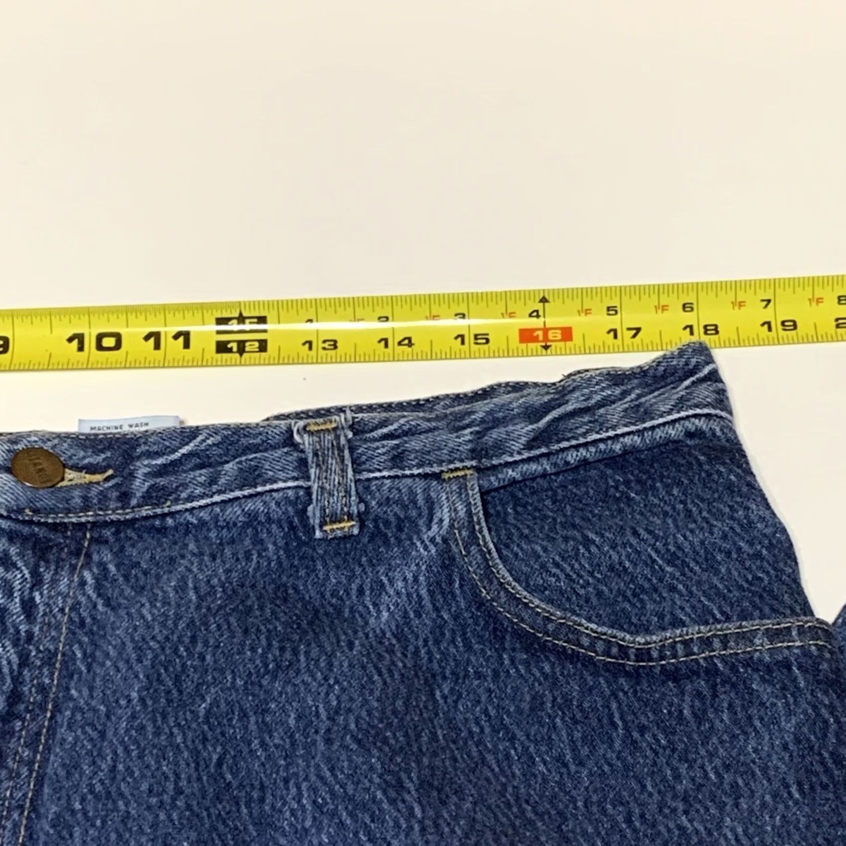 Vintage Gitano Womens High Waist Tapered Mom Jeans 22W 36x27 Medium Wash Denim Blue 27in Inseam Jeans Womens Mens? Size 25" / US 0 / IT 36 - 4 Thumbnail