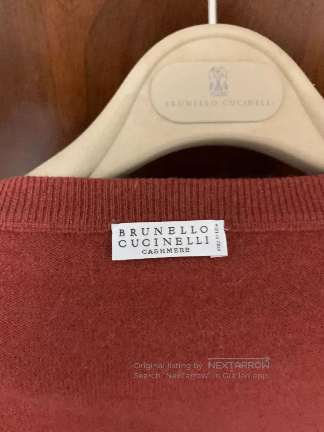 Vintage Brunello Cucinelli Red Sweater S. Size US S / EU 44-46 / 1 - 5 Thumbnail