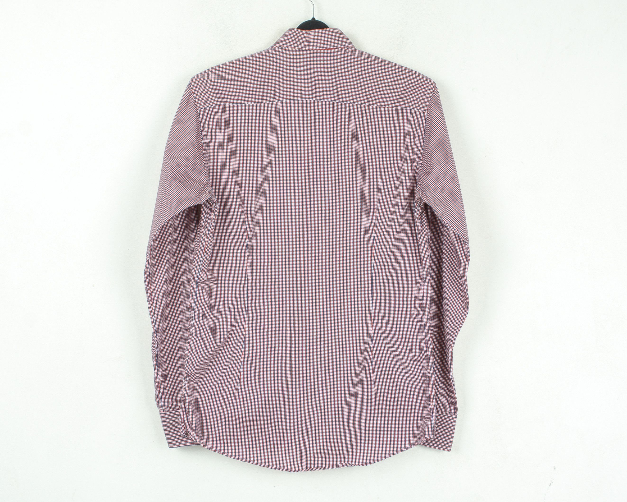 Eton 15 3/4" Slim Fit Single Cuffs Check Tartan Shirt Work Office Size US M / EU 48-50 / 2 - 5 Thumbnail