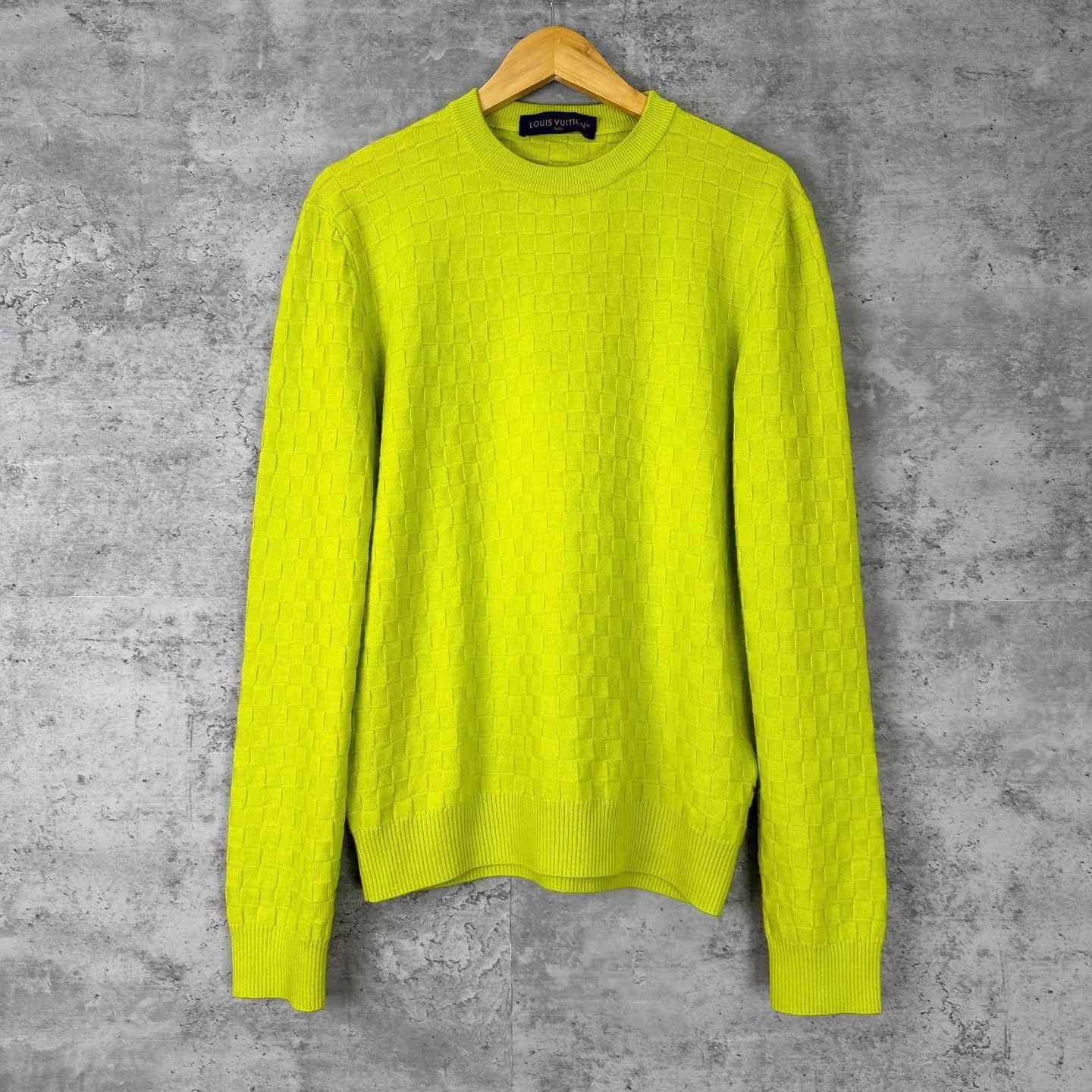 Louis Vuitton Bright Checkered Long Sleeve Sweater Size US M / EU 48-50 / 2 - 1 Thumbnail