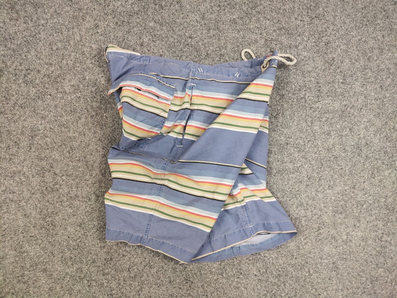 Polo Ralph Lauren Vintage 90's Polo Ralph Lauren Canvas Blue Striped Shorts Size US 36 / EU 52 - 11 Thumbnail