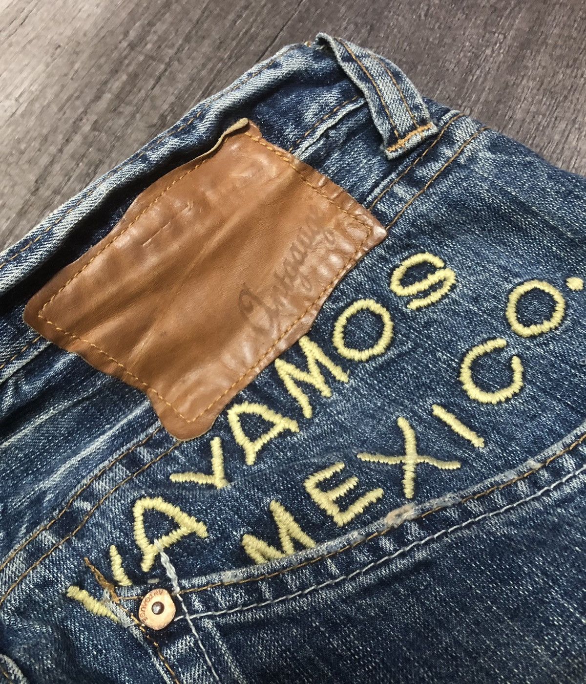 Japanese Brand × Vintage VINTAGE ANTGAUGE VAYAMOS MEXICO JEANS RARE DESIGN (UNISEX) Size US 29 - 22 Thumbnail