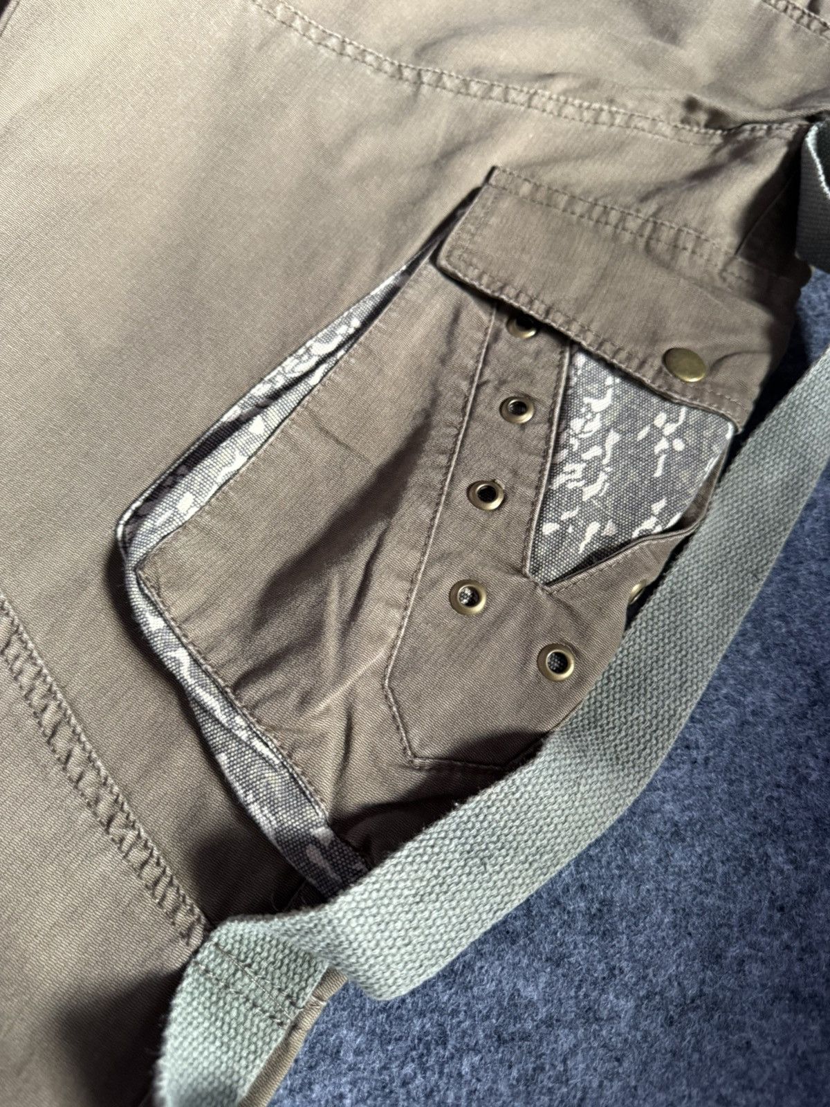 PPFM × semanticdesign Tech Too Japan Double Waist Parachute Alien Cargo Pants Size US 36 / EU 52 - 8 Thumbnail