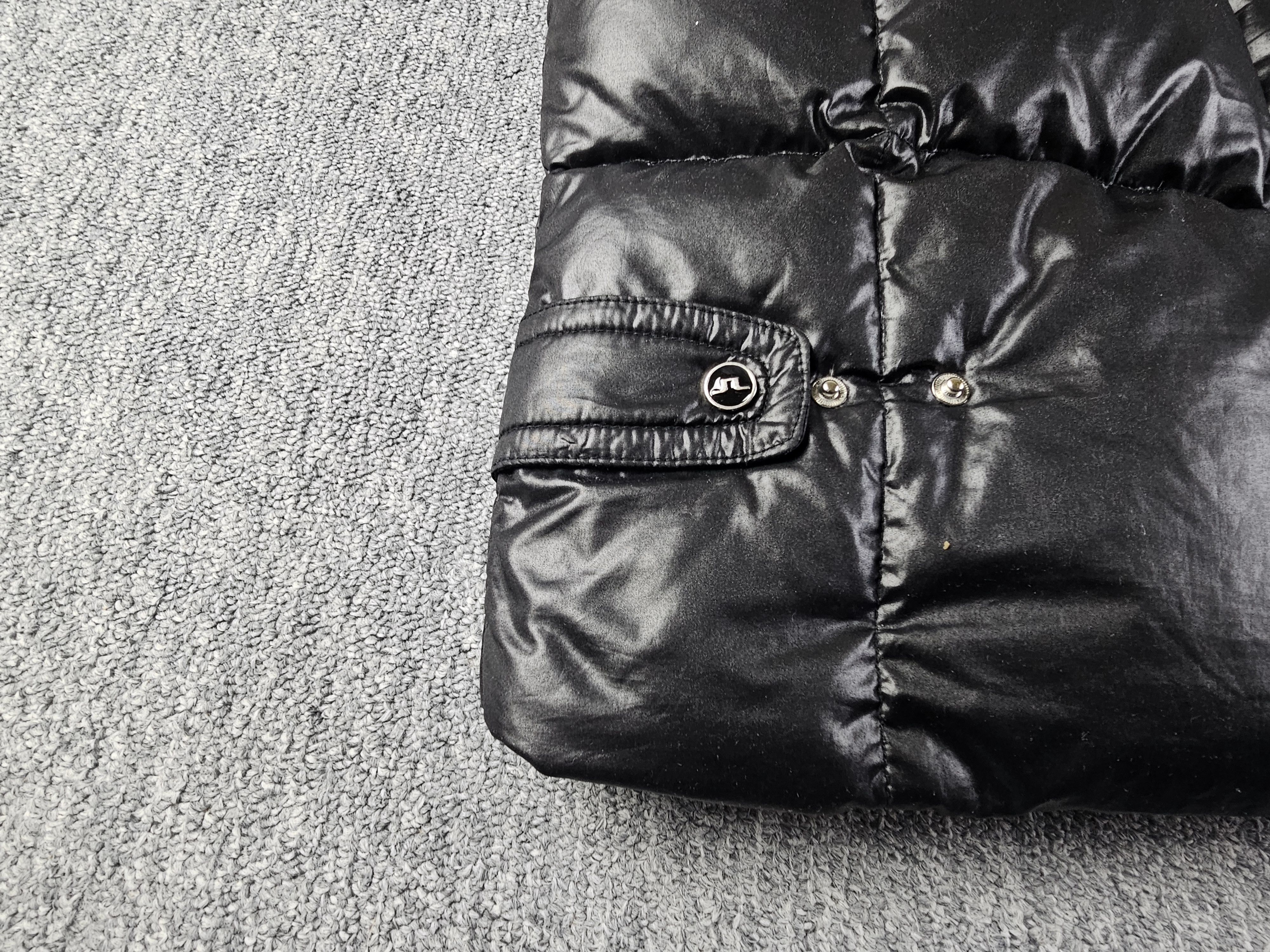 J.Lindeberg J.Lindeberg Down Jacket Men L Black Puffer Nylon Hooded Size US L / EU 52-54 / 3 - 10 Thumbnail