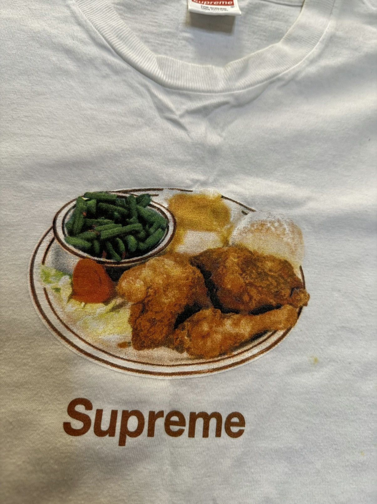Supreme Supreme chicken dinner tee White Size US M / EU 48-50 / 2 - 3 Thumbnail