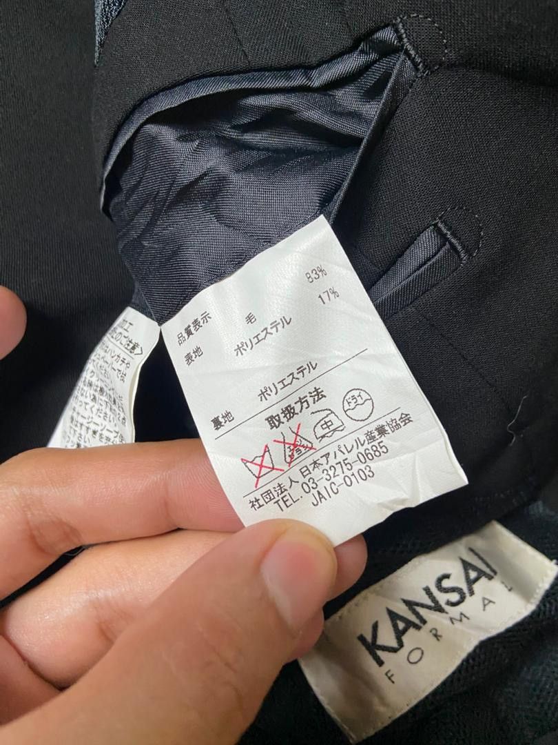 Kansai Yamamoto Kansai Yamamoto Formal Single Breasted Blazer (177) Size US S / EU 44-46 / 1 - 5 Thumbnail