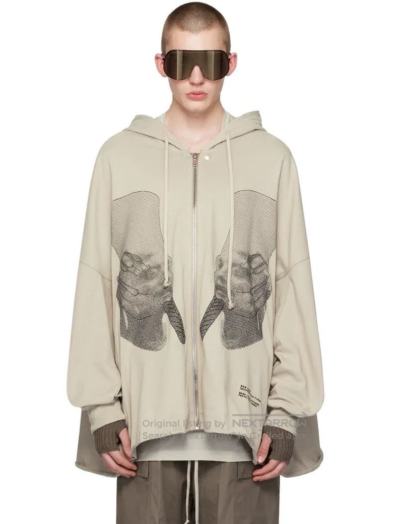 Rick Owens RICK OWENS 24 spring/summer embroidery silhouette hooded s Size US S / EU 44-46 / 1 - 6 Thumbnail