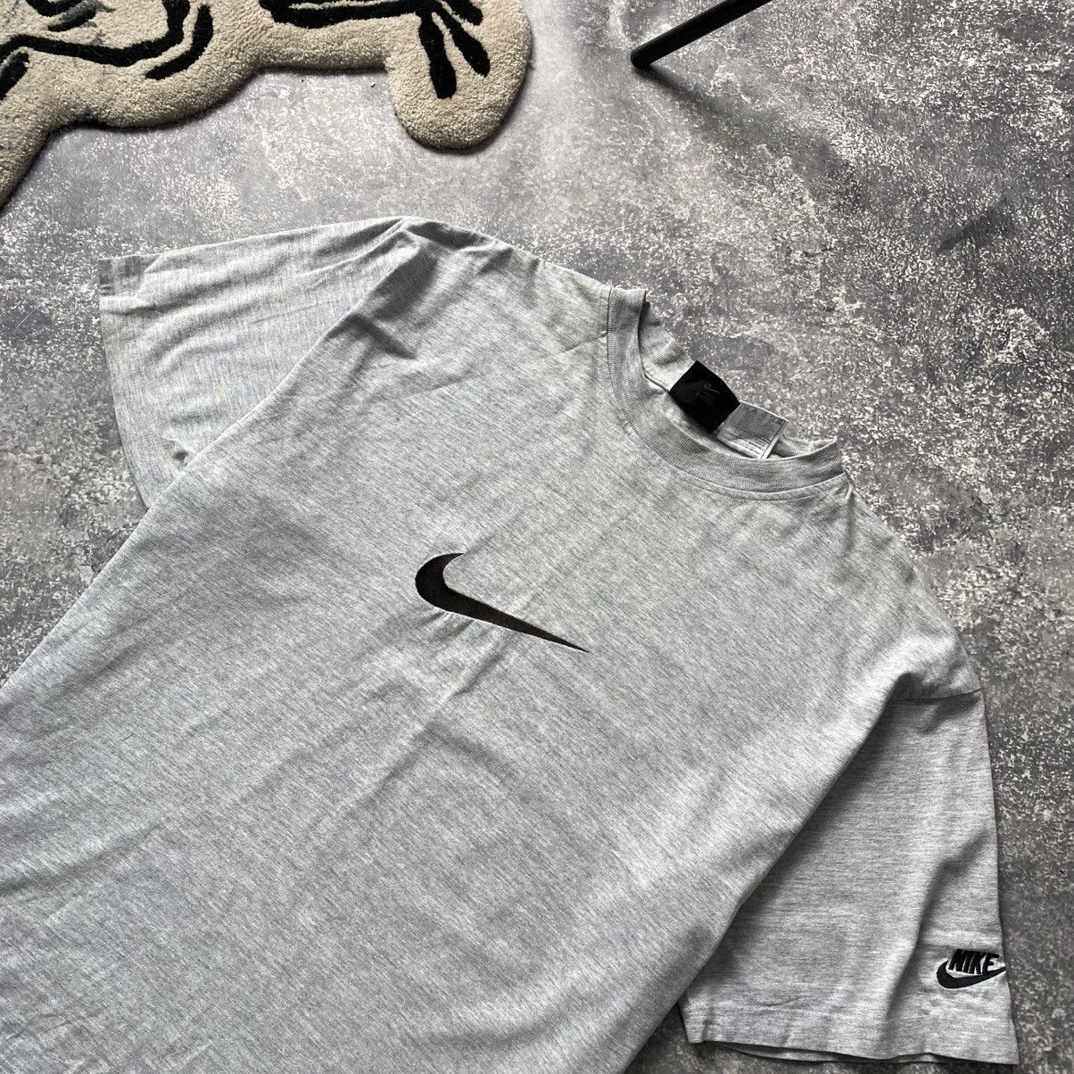 Nike × Vintage Vintage Nike 90’s Big Swoosh Rare Streetwear oversized fit Size US L / EU 52-54 / 3 - 2 Thumbnail