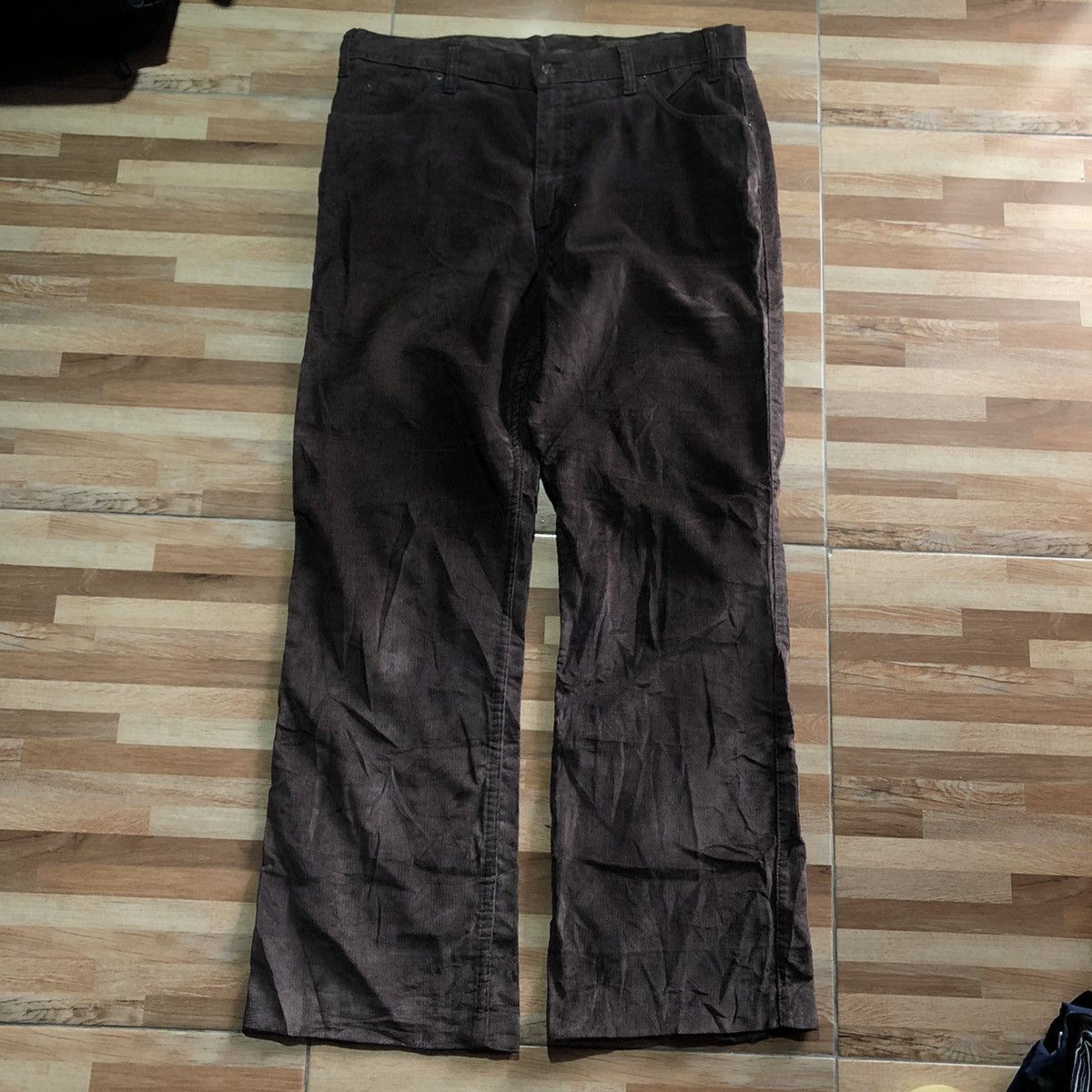 Levi's × Levi's Vintage Clothing Vintage Levi's 80' Movin On Corduroy Pants Zipper Talon Size US 36 / EU 52 - 2 Thumbnail