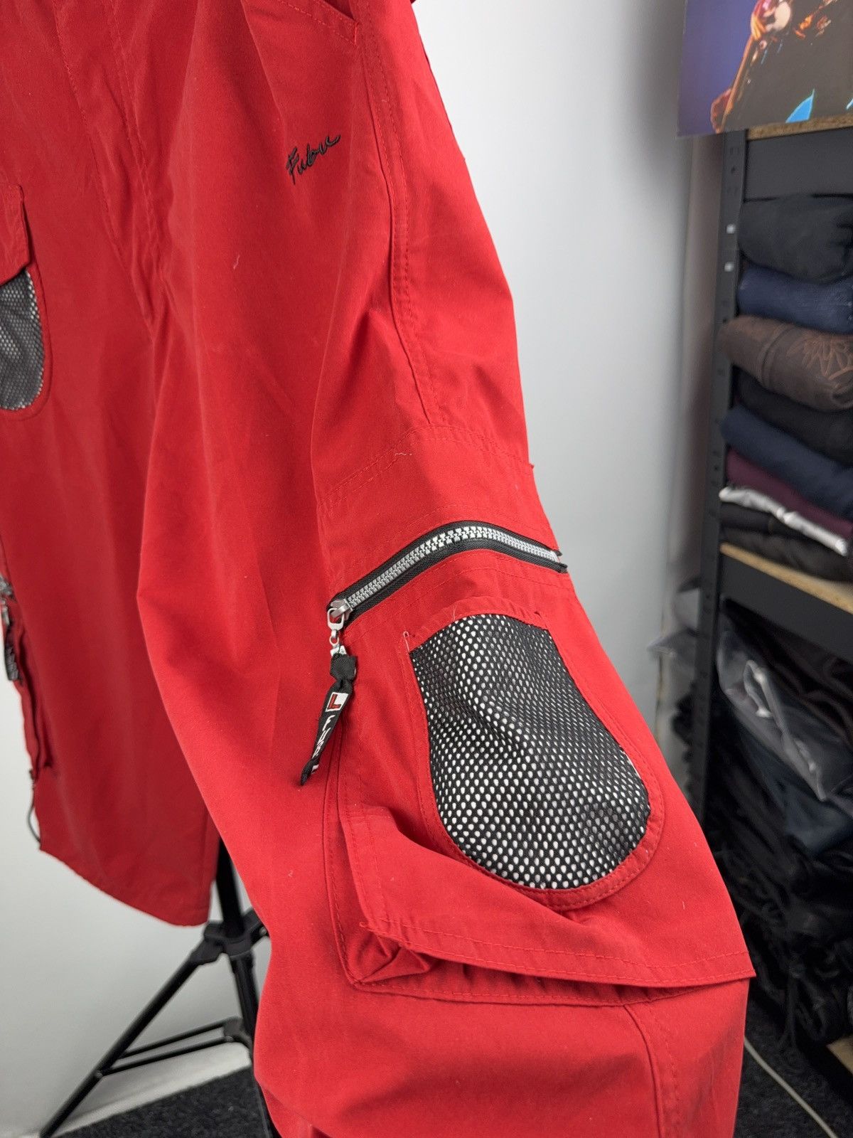 Fubu Vintage SK8 FUBU Red Cargo Capri Pants Y2K Hip Hop 🔥 M sz Size US 34 / EU 50 - 8 Thumbnail