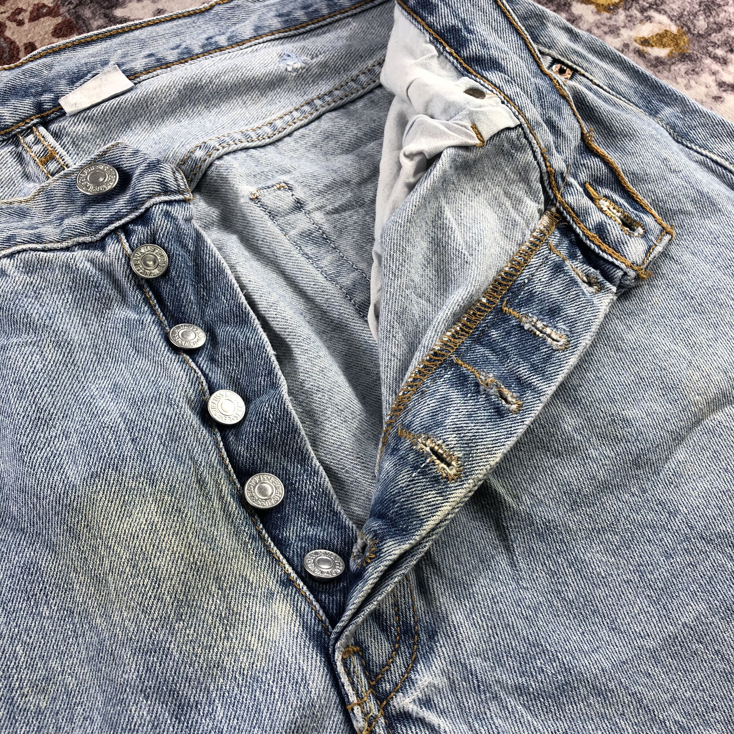Levi's × Vintage Vintage Light Wash Levis 501 Jeans-JM2875 Size US 38 / EU 54 - 10 Thumbnail