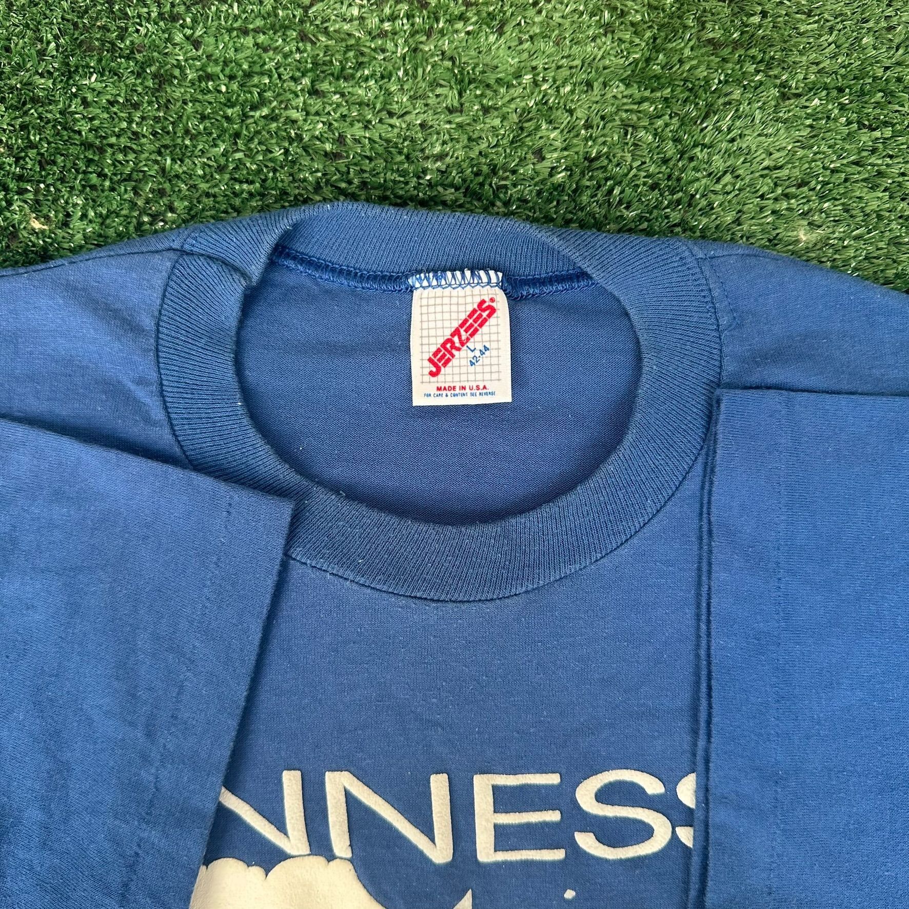 Jerzees Vintage 90s Tennessee Riverboat Souvenir T-Shirt Puff Print Size US L / EU 52-54 / 3 - 4 Thumbnail