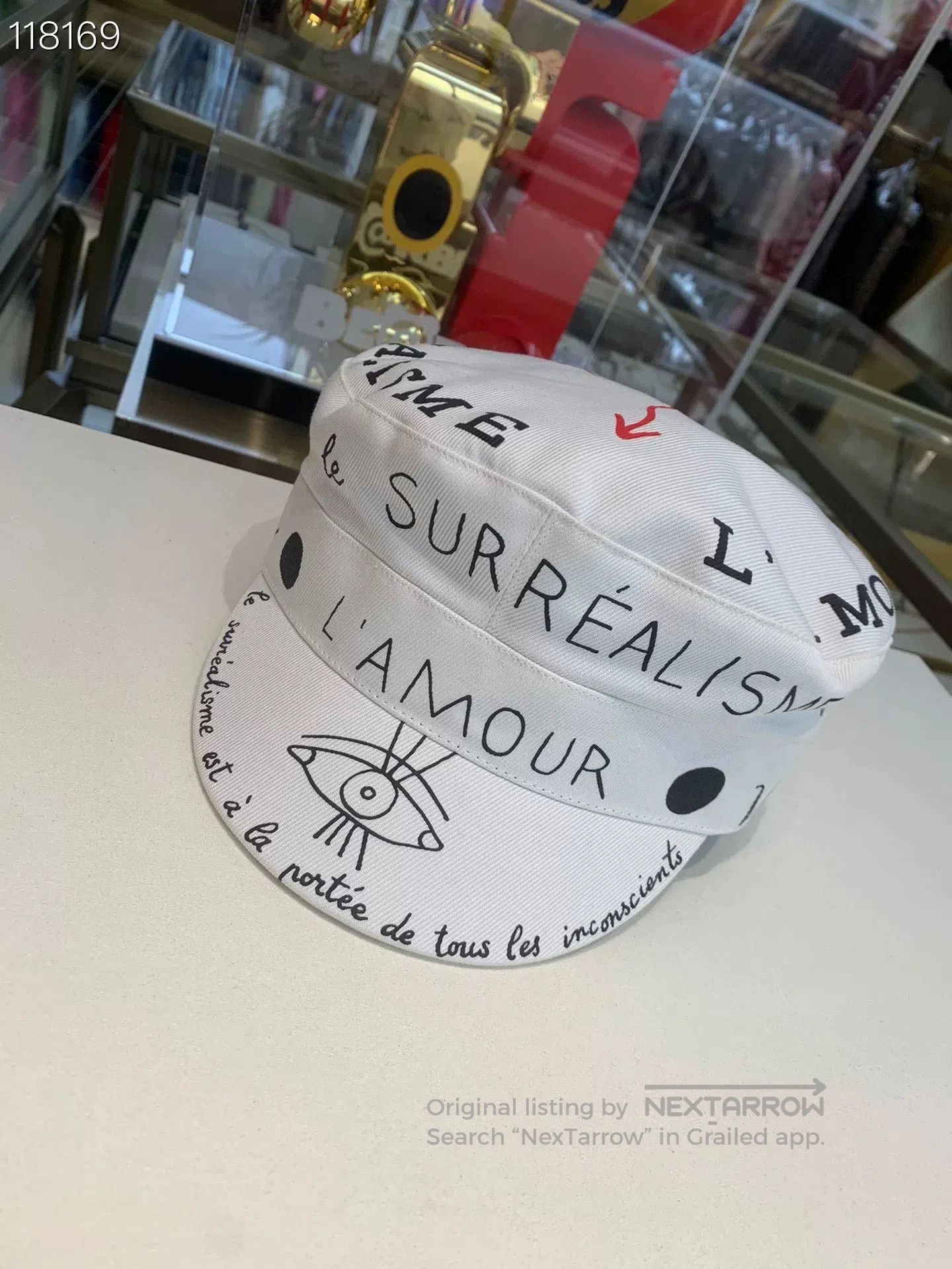 Dior Dior Limited Edition Graffiti Print Sailor Newsboy Cap. Size ONE SIZE - 1 Thumbnail