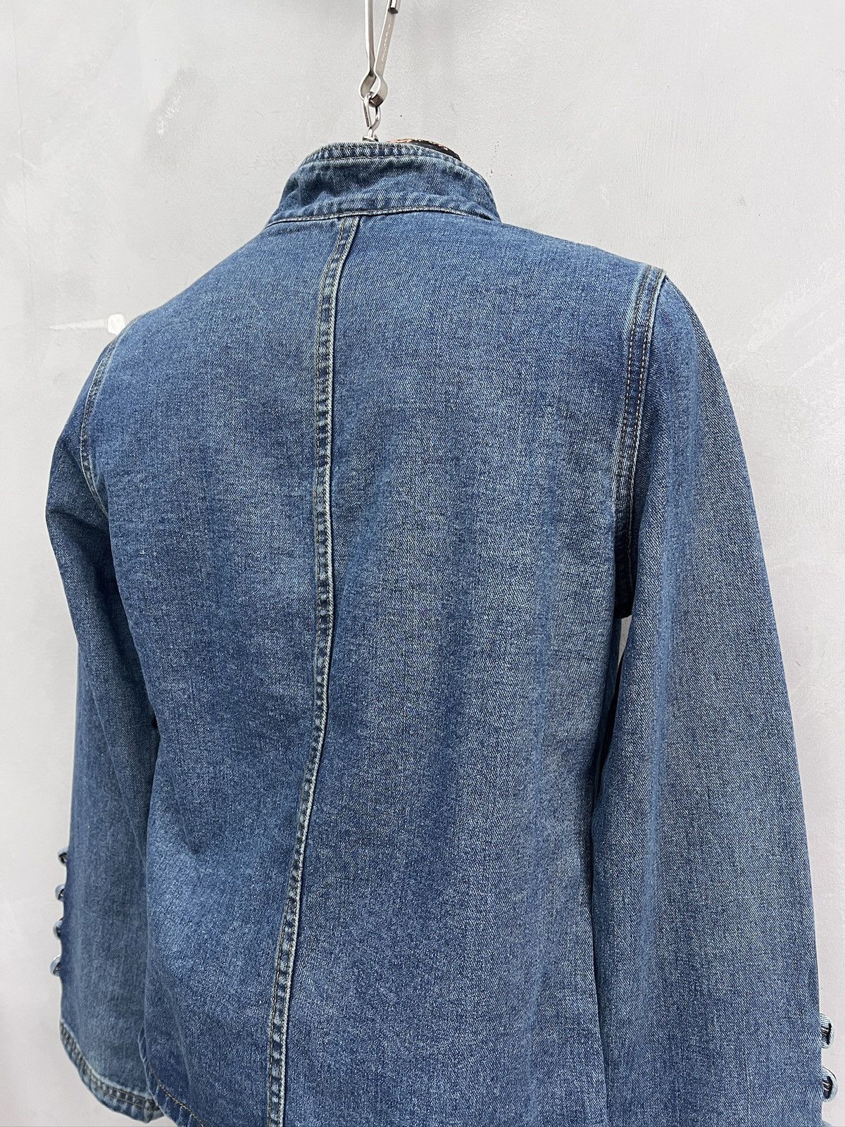 Japanese Brand Denim buttons hype hysteric glamour style denim jacket y2k Size US M / EU 48-50 / 2 - 9 Thumbnail