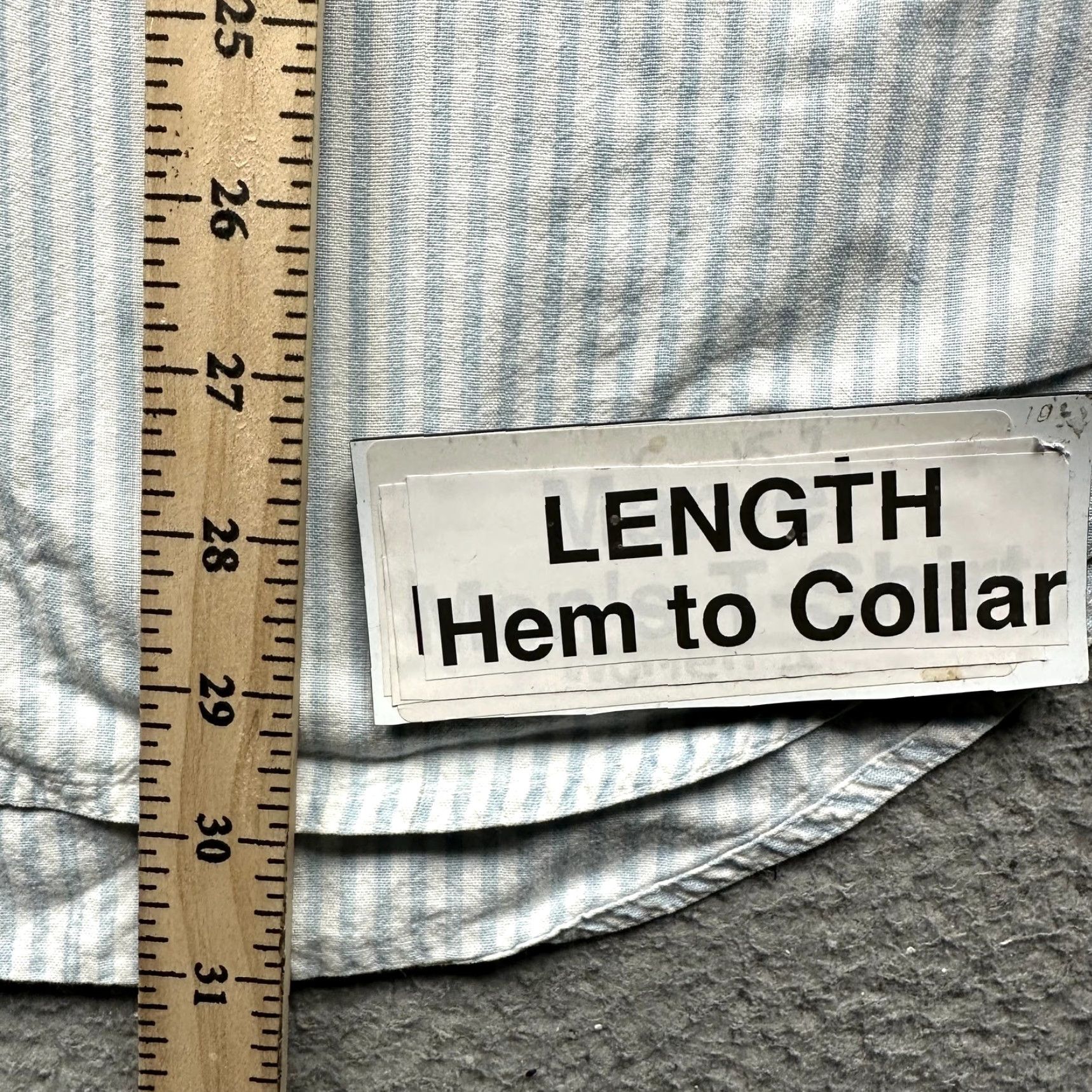 Levi's VINTAGE Levi's Real Indigo Blue Striped Button Long Sleeve Shirt Mens Large Size US L / EU 52-54 / 3 - 5 Thumbnail
