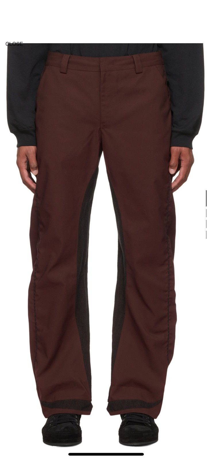 XLIM XLIM Burgundy EP.2 03 Trousers Size US 32 / EU 48 - 8 Thumbnail