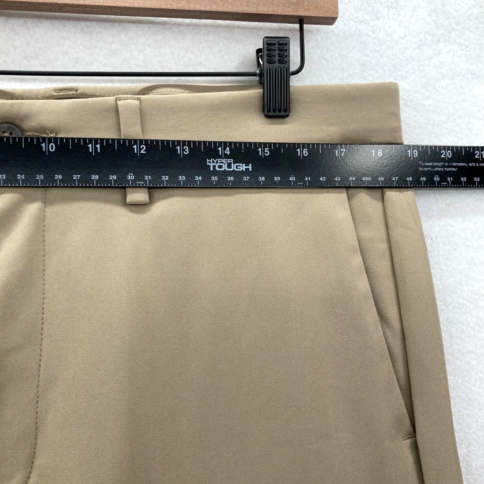 Haggar Haggar Cool 18 Pro Dress Pants Mens 36x34 Straight Fit Brown Stretch Waistband Size US 36 / EU 52 - 5 Thumbnail