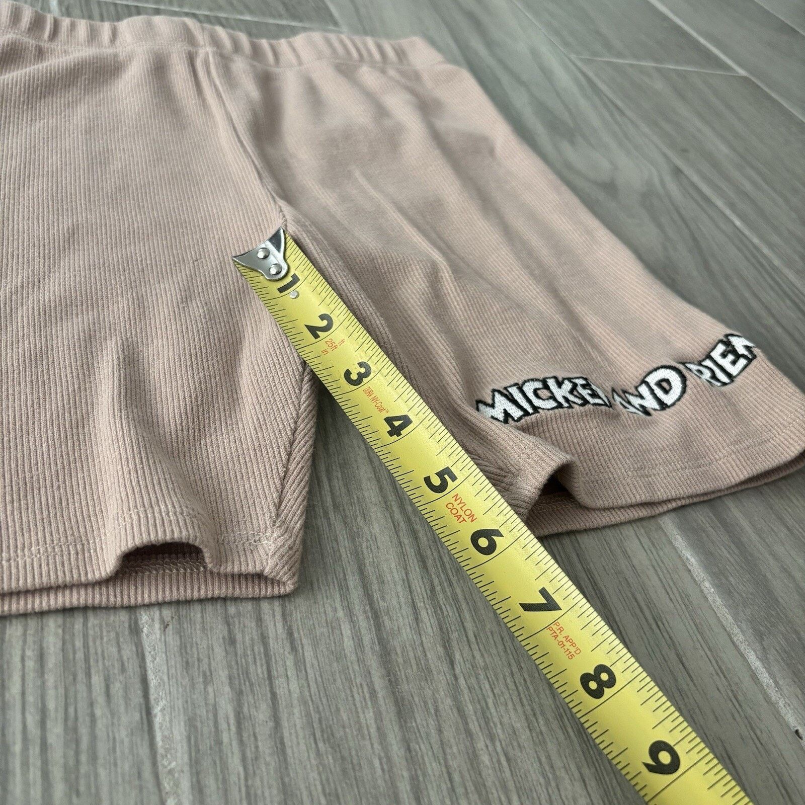 Disney Disney Mickey Friends Small Ribbed Stretch Legging Shorts Size 22" - 5 Thumbnail