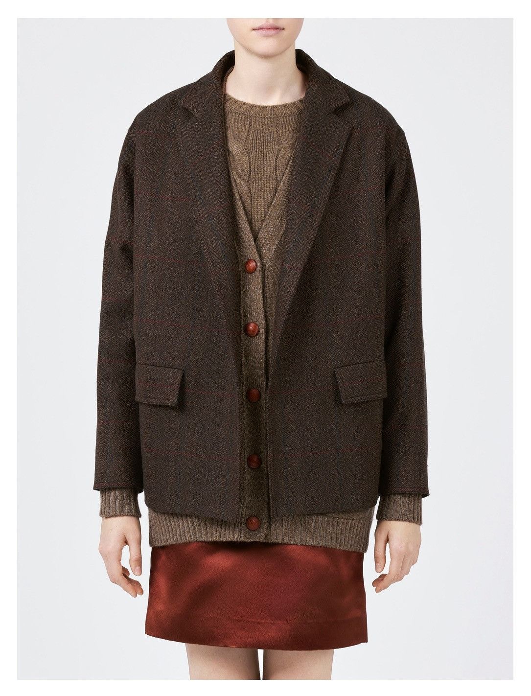 Loro Piana o1srvl11e0825 FAO2262 Grace Single-breasted Jacket in Brown Size S / US 4 / IT 40 - 4 Thumbnail