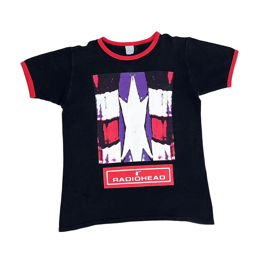 Radiohead 1994 90s Vintage The Bends Ringer Band T-Shirt