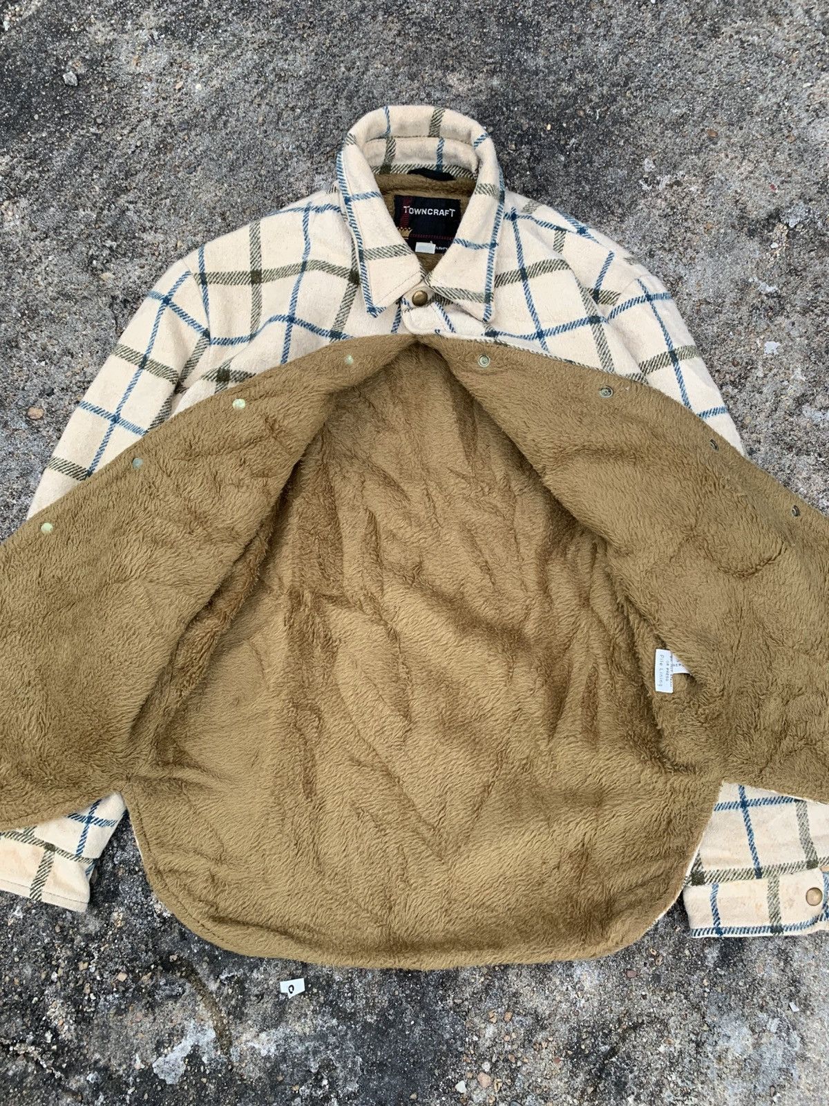 Towncraft VINTAGE TOWNCRAFT PENNEYS WOOL SHERPA FUR LINED PLAID JACKET Size US L / EU 52-54 / 3 - 6 Thumbnail