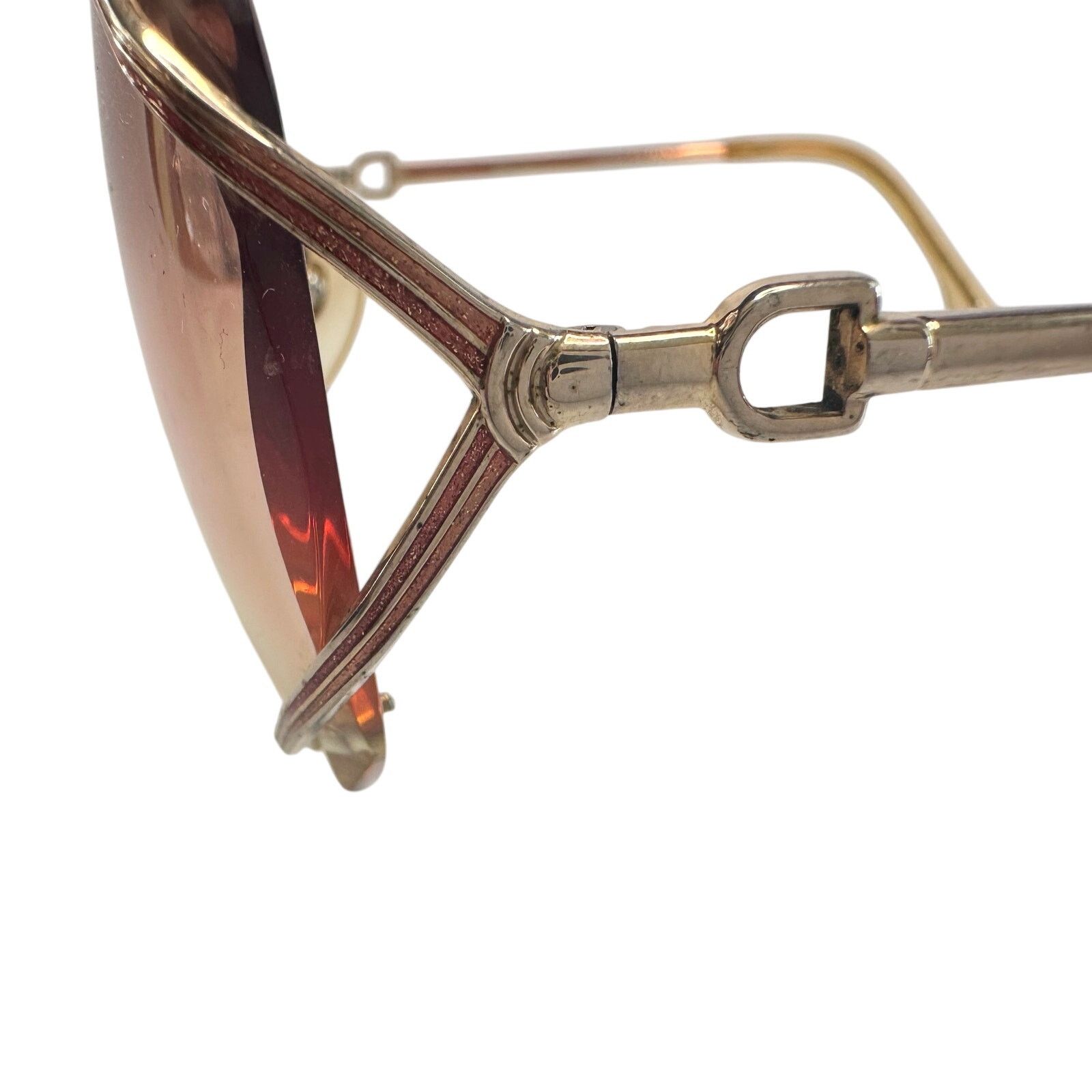 Yves Saint Laurent YSL - Yves Saint Laurent Amber Rose Rimless Sunglasses Size ONE SIZE - 8 Thumbnail