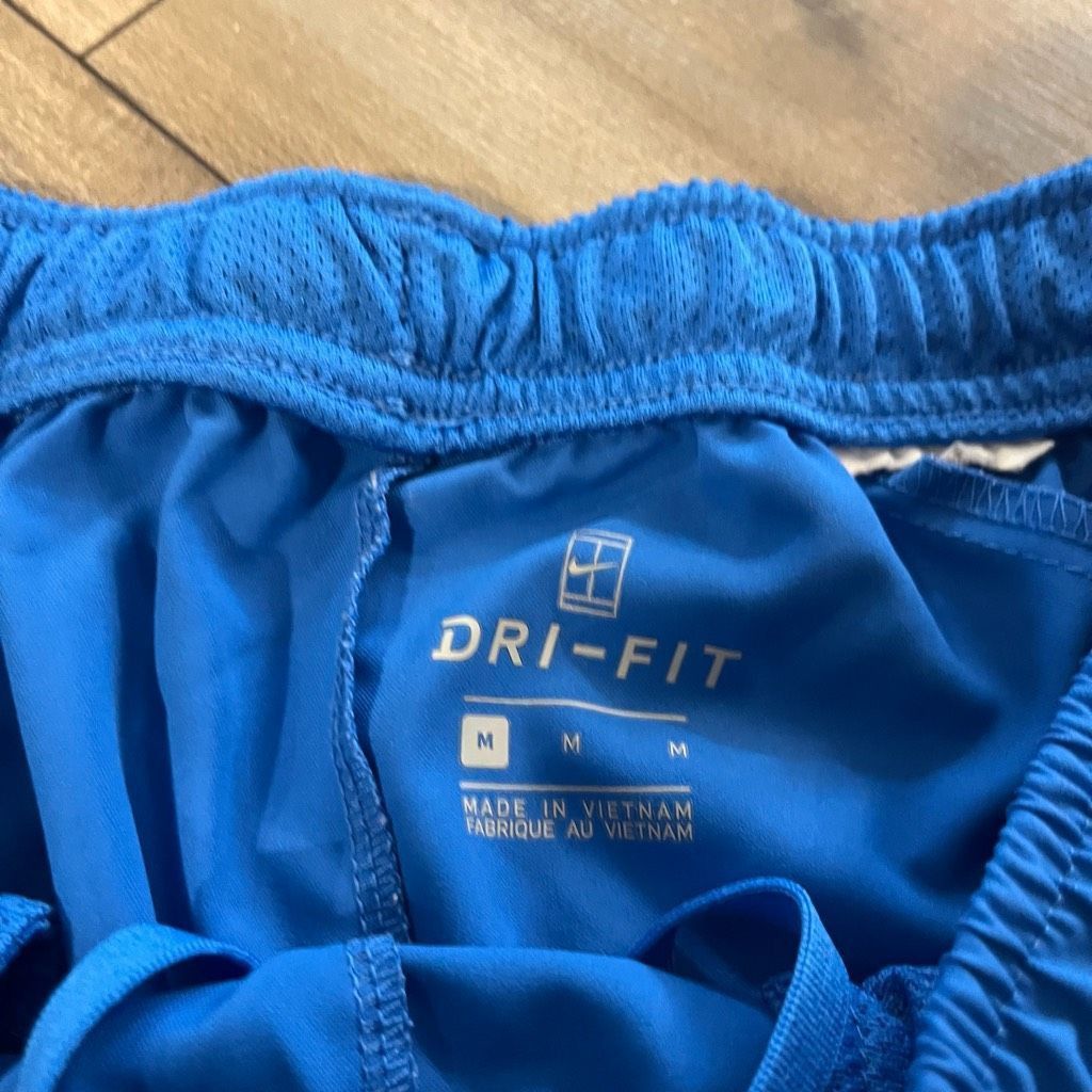 Nike Nike Blue Athletic Workout Shorts Men Medium Bin O-2 Size US 32 / EU 48 - 3 Thumbnail