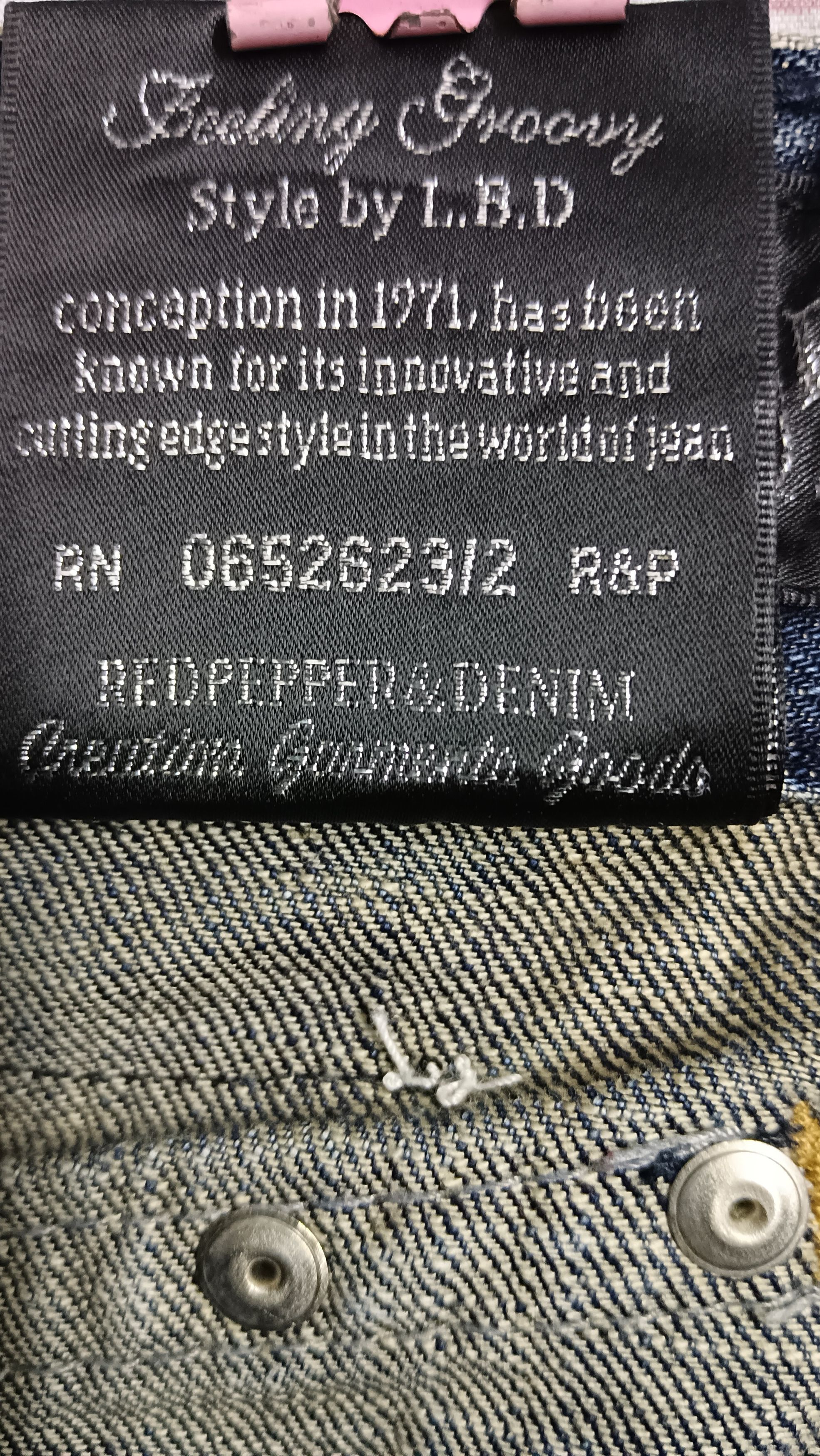 If Six Was Nine × Japanese Brand × Le Grande Bleu (L.G.B.) Redpepper Seditionaries Rusty Distressed Flare Jeans Size US 28 / EU 44 - 14 Thumbnail