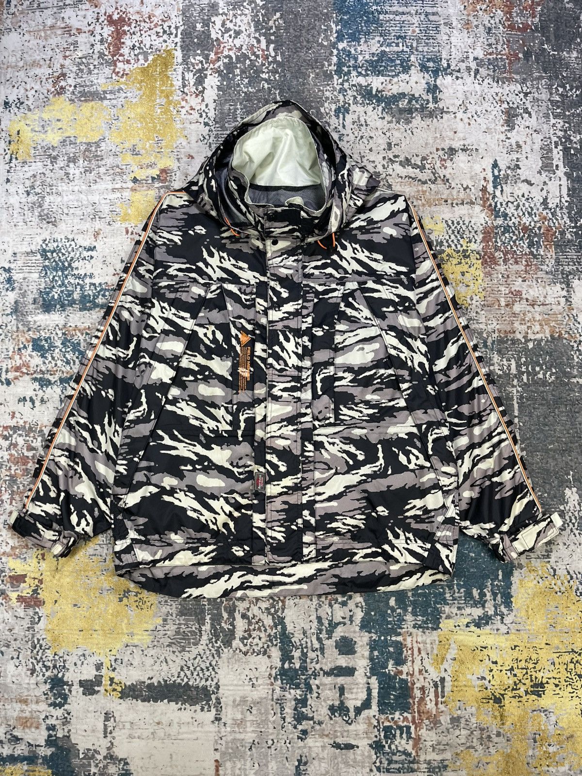 Japanese Brand Ryobi Field Member Camouflage Utility Rain Jackets Size US M / EU 48-50 / 2 - 1 Thumbnail