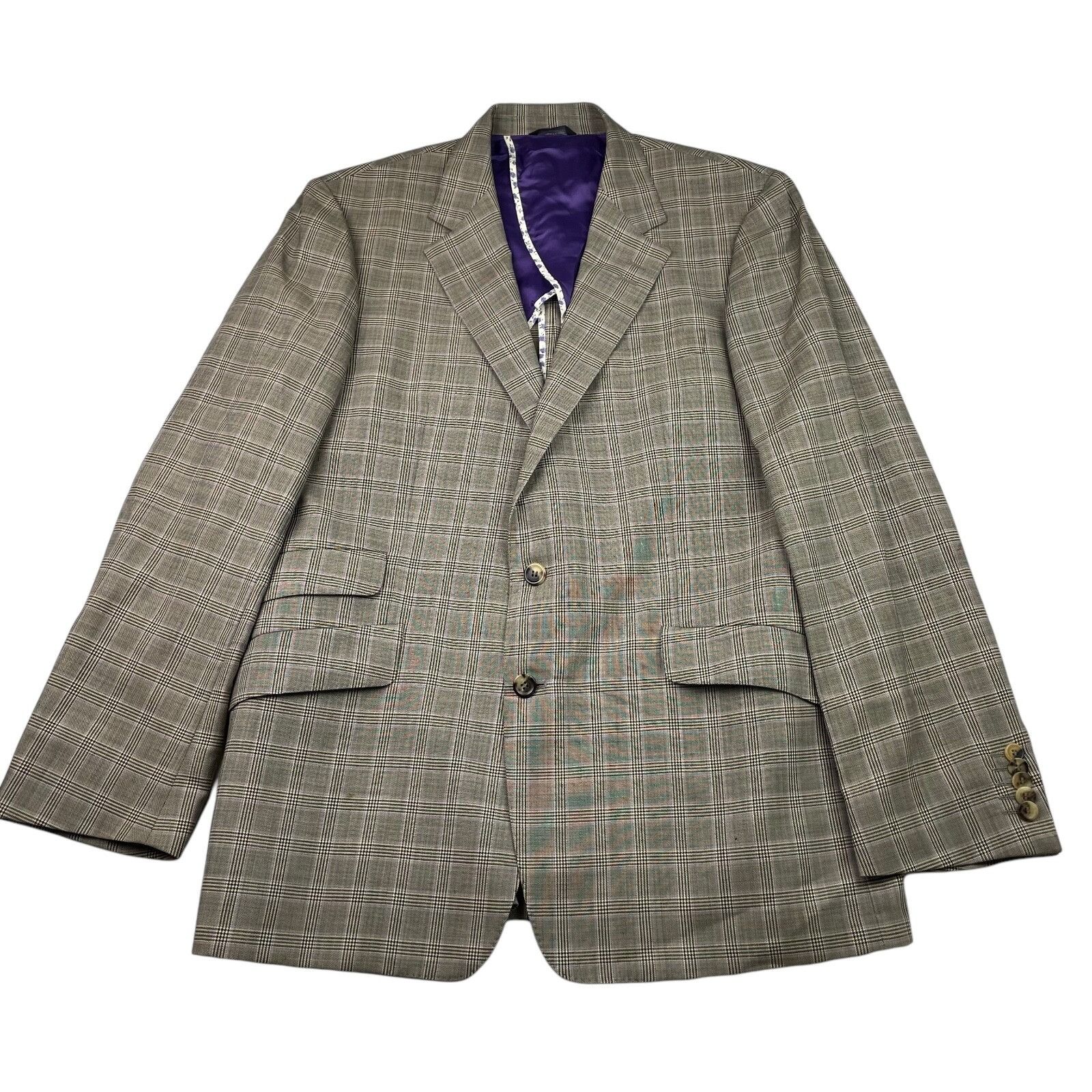 Paul Smith Paul Smith Men’s The Byard 100% Wool Unlined Blazer Beige Pl Size 44L - 2 Thumbnail
